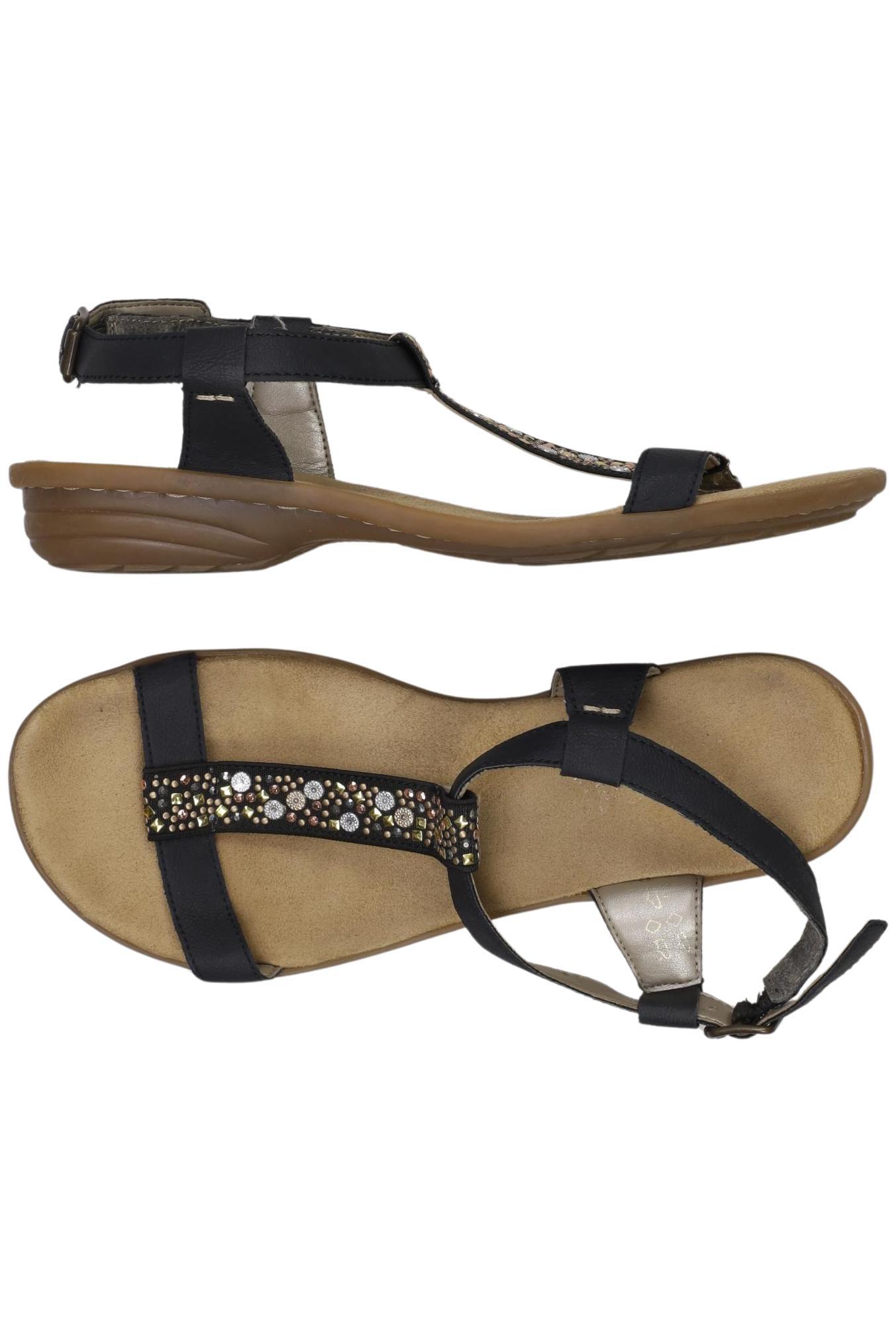 

Rieker Damen Sandale, marineblau, Gr. 37