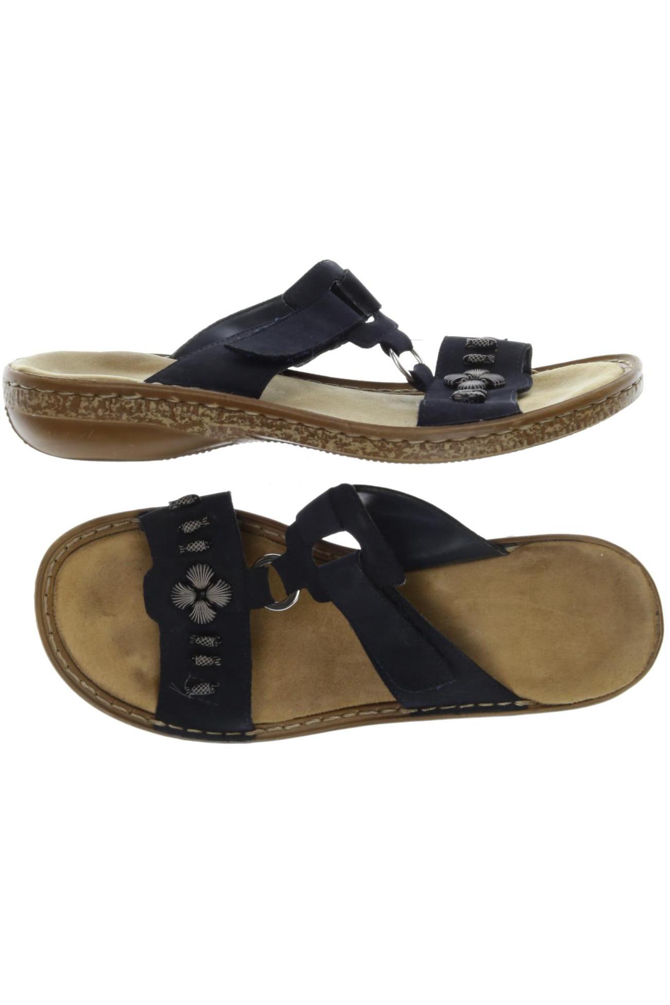 

Rieker Damen Sandale, marineblau, Gr. 40