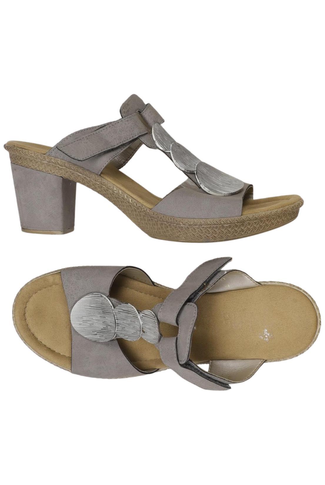 

Rieker Damen Sandale, grau, Gr. 40