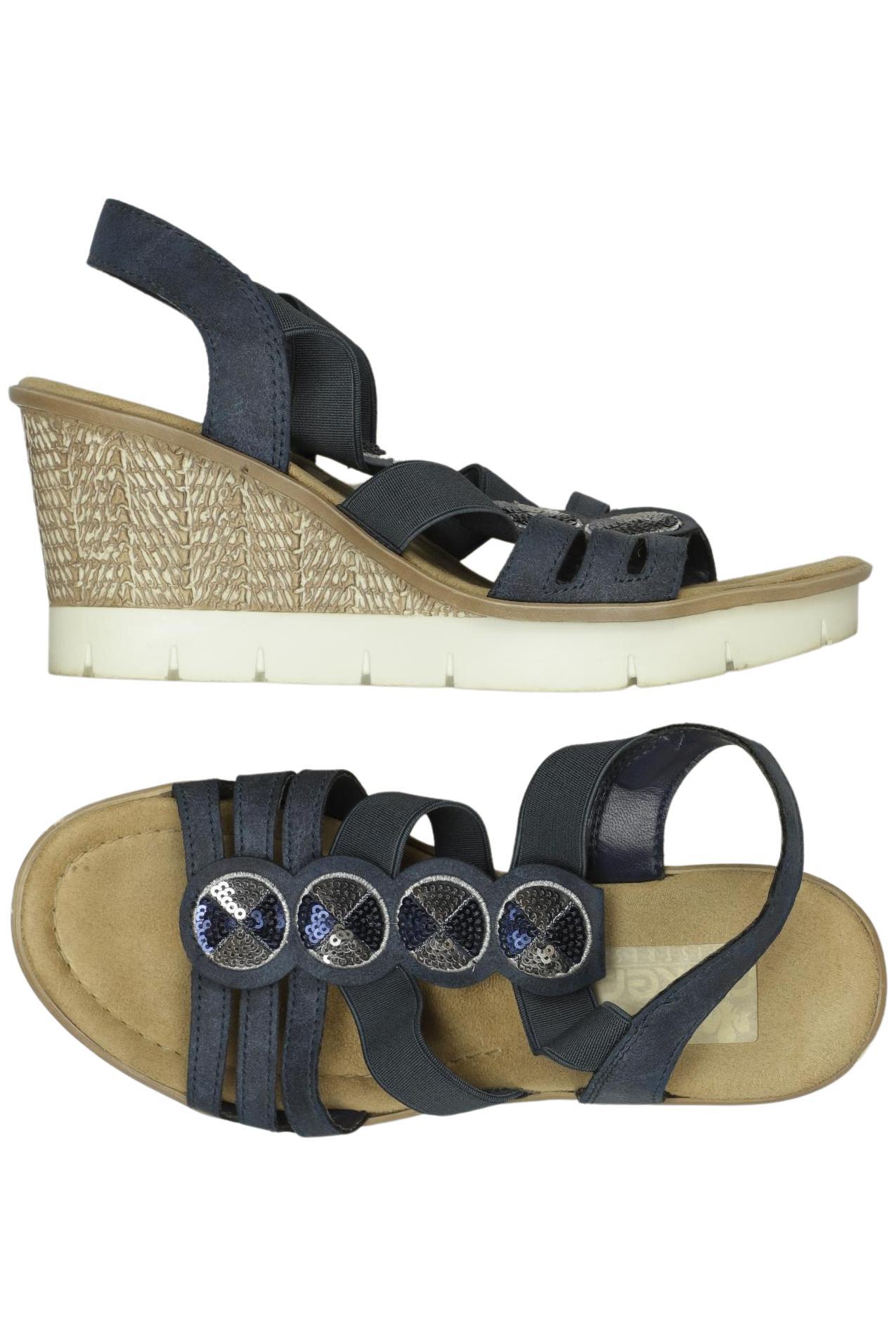 

Rieker Damen Sandale, marineblau, Gr. 36