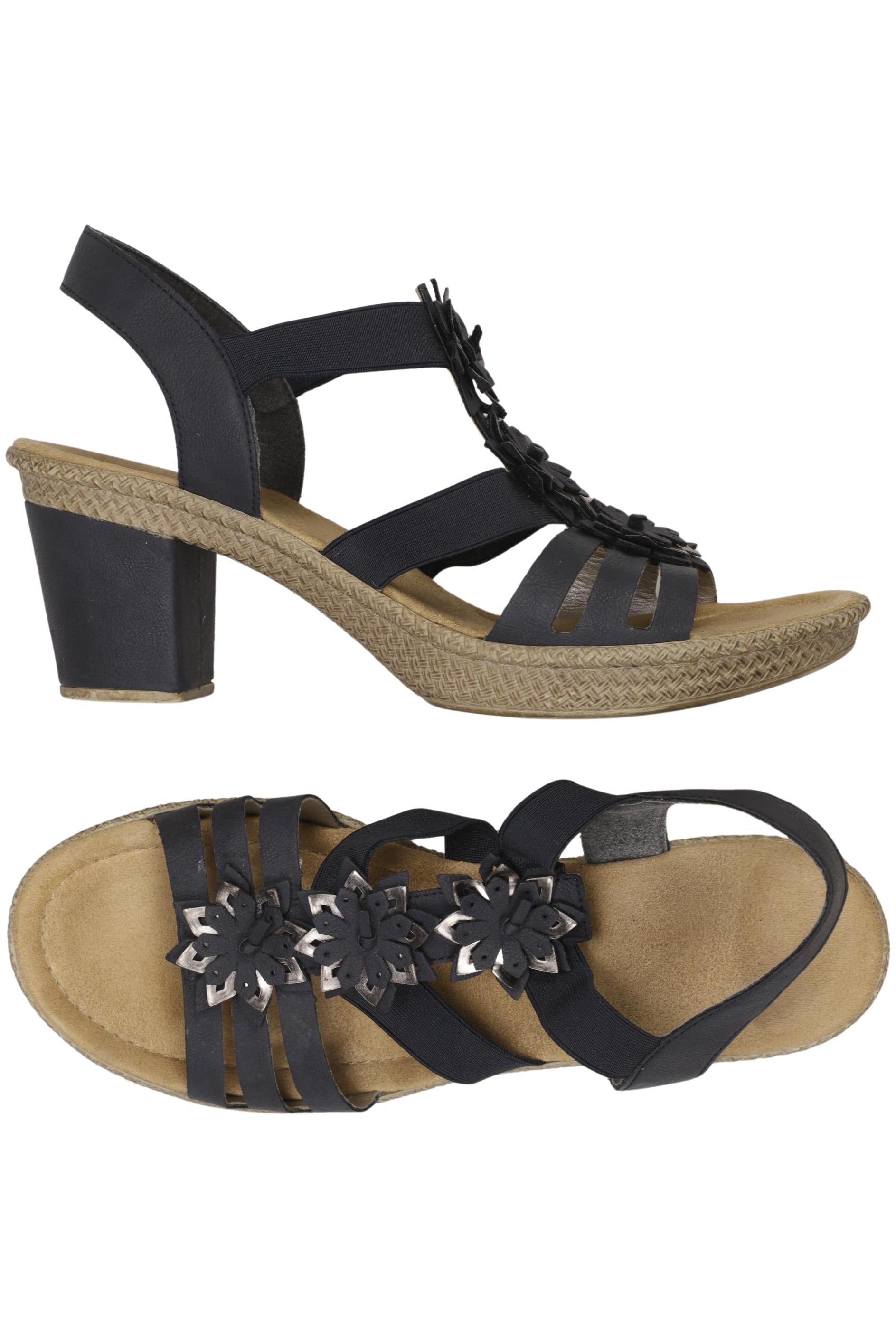 

Rieker Damen Sandale, marineblau, Gr. 41