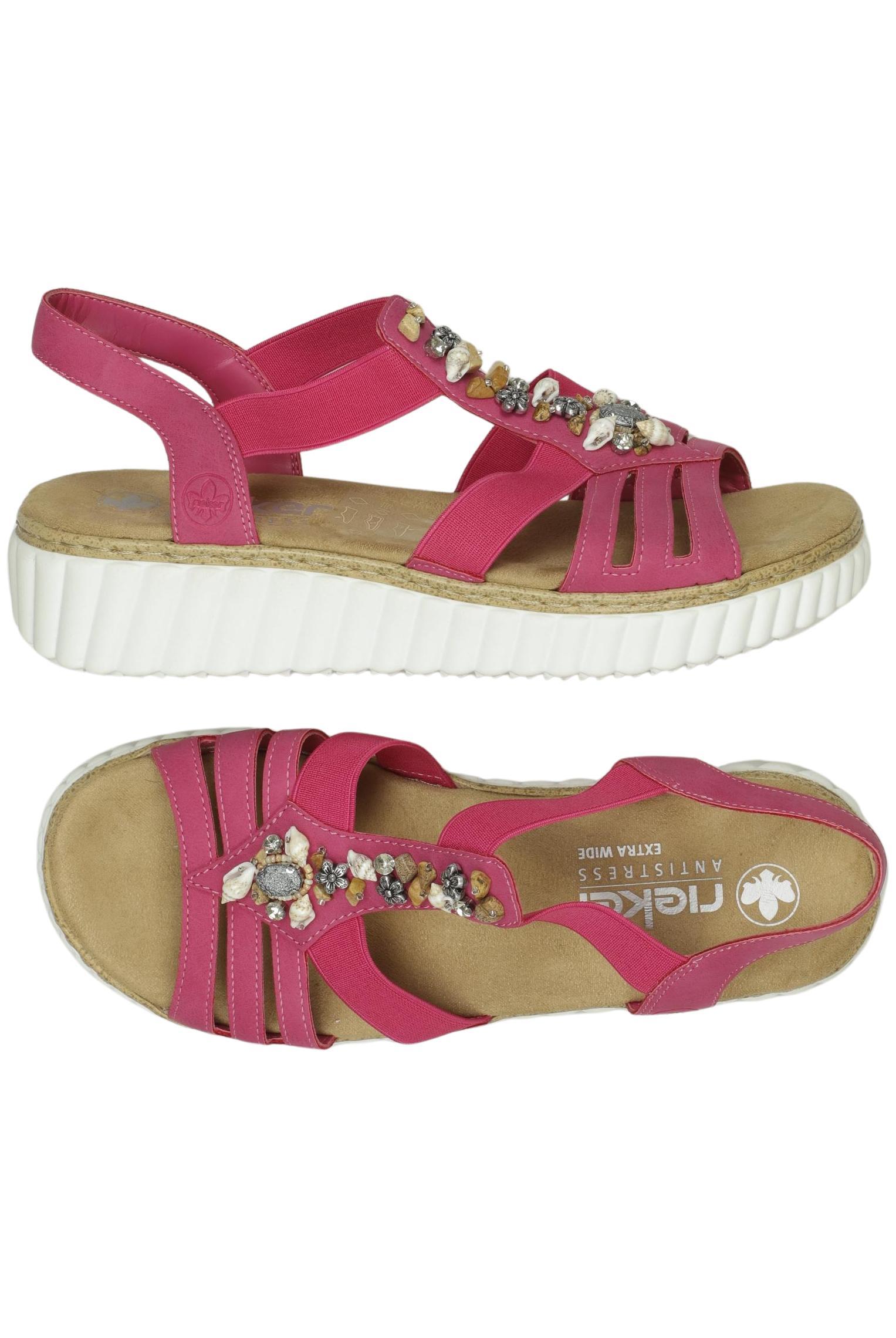 

Rieker Damen Sandale, pink, Gr. 38