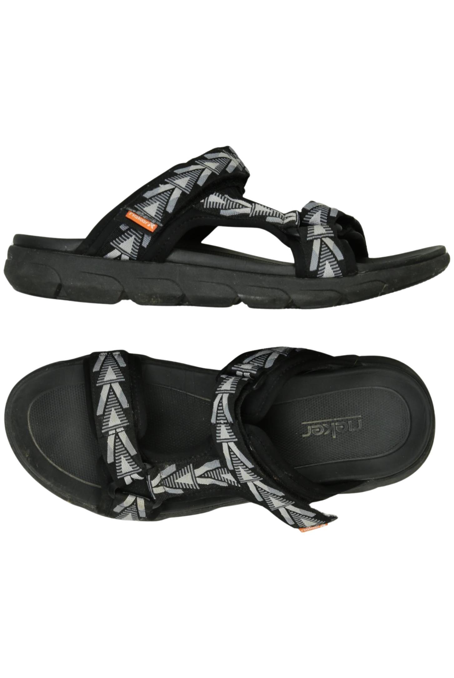 

Rieker Damen Sandale, schwarz, Gr. 43