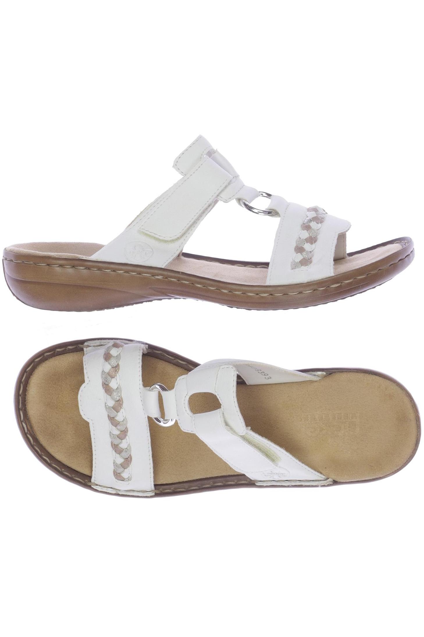 

Rieker Damen Sandale, weiß, Gr. 37