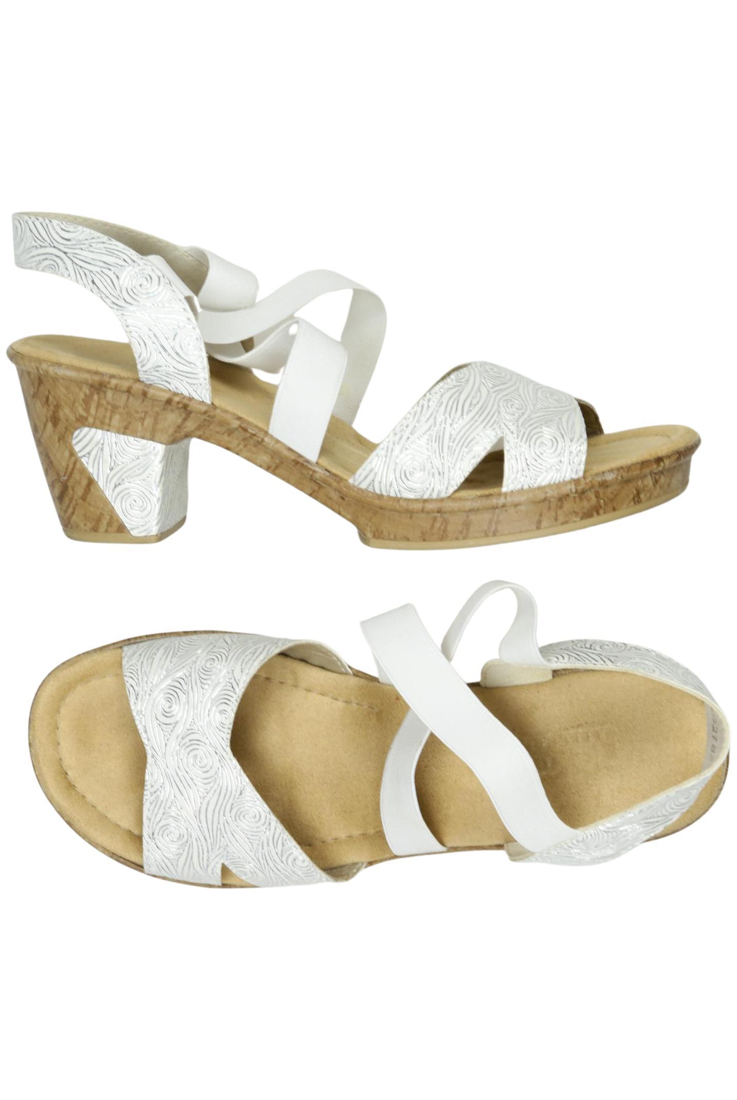 

Rieker Damen Sandale, silber, Gr. 40