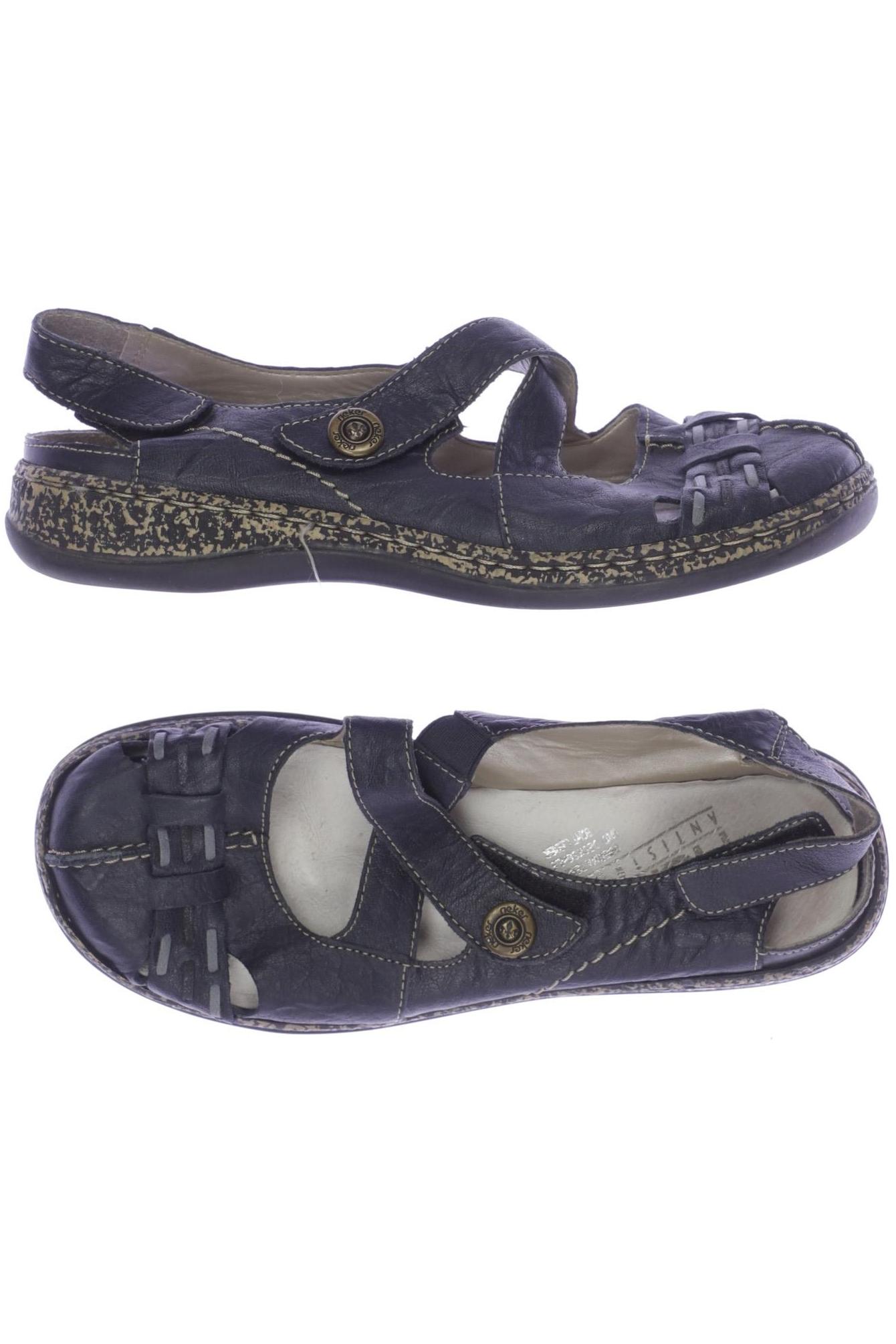 

Rieker Damen Sandale, marineblau, Gr. 38