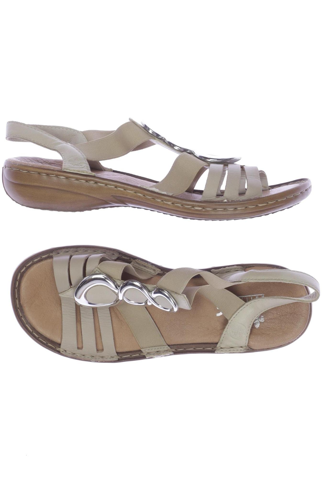 

Rieker Damen Sandale, beige, Gr. 36