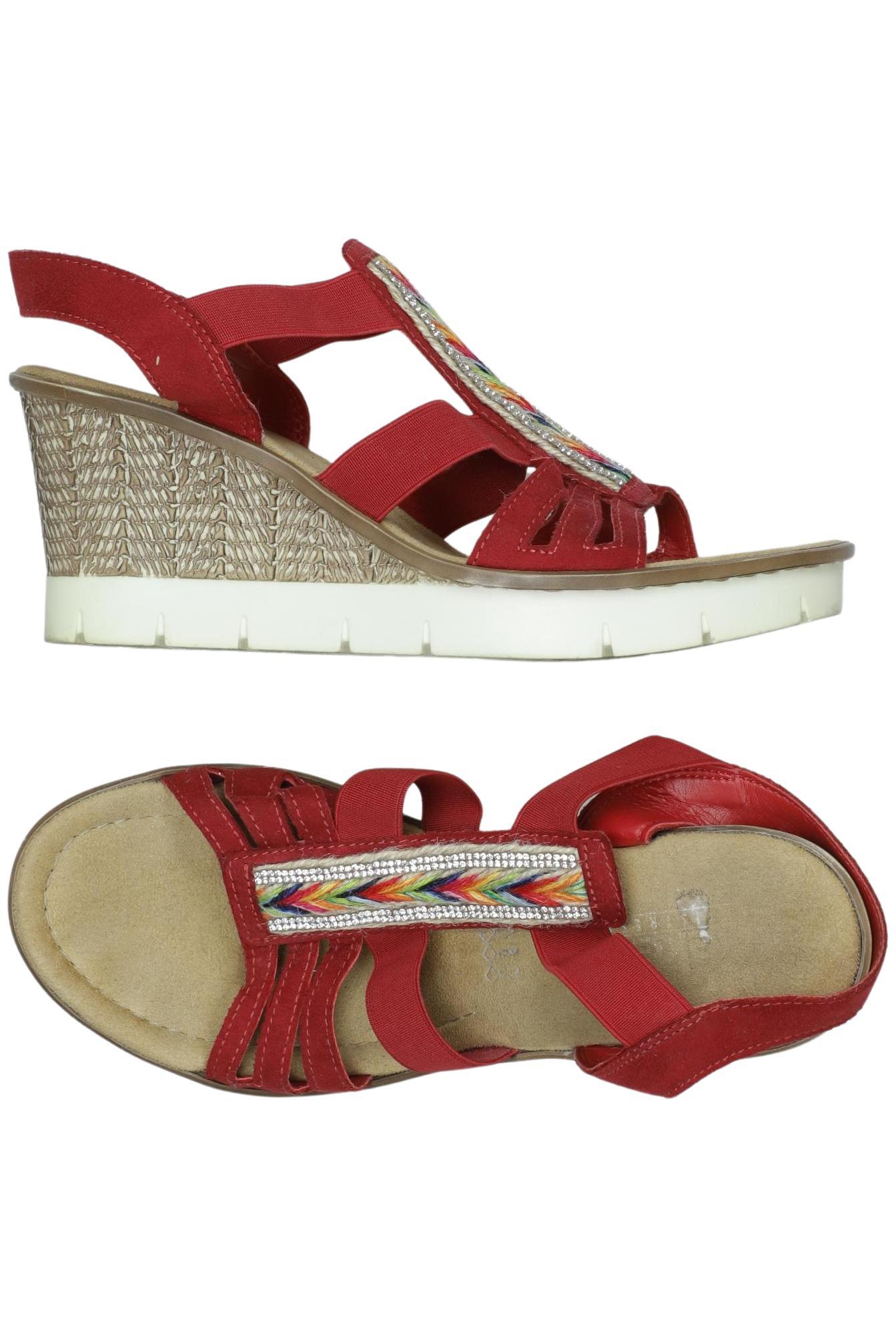 

Rieker Damen Sandale, rot, Gr. 38