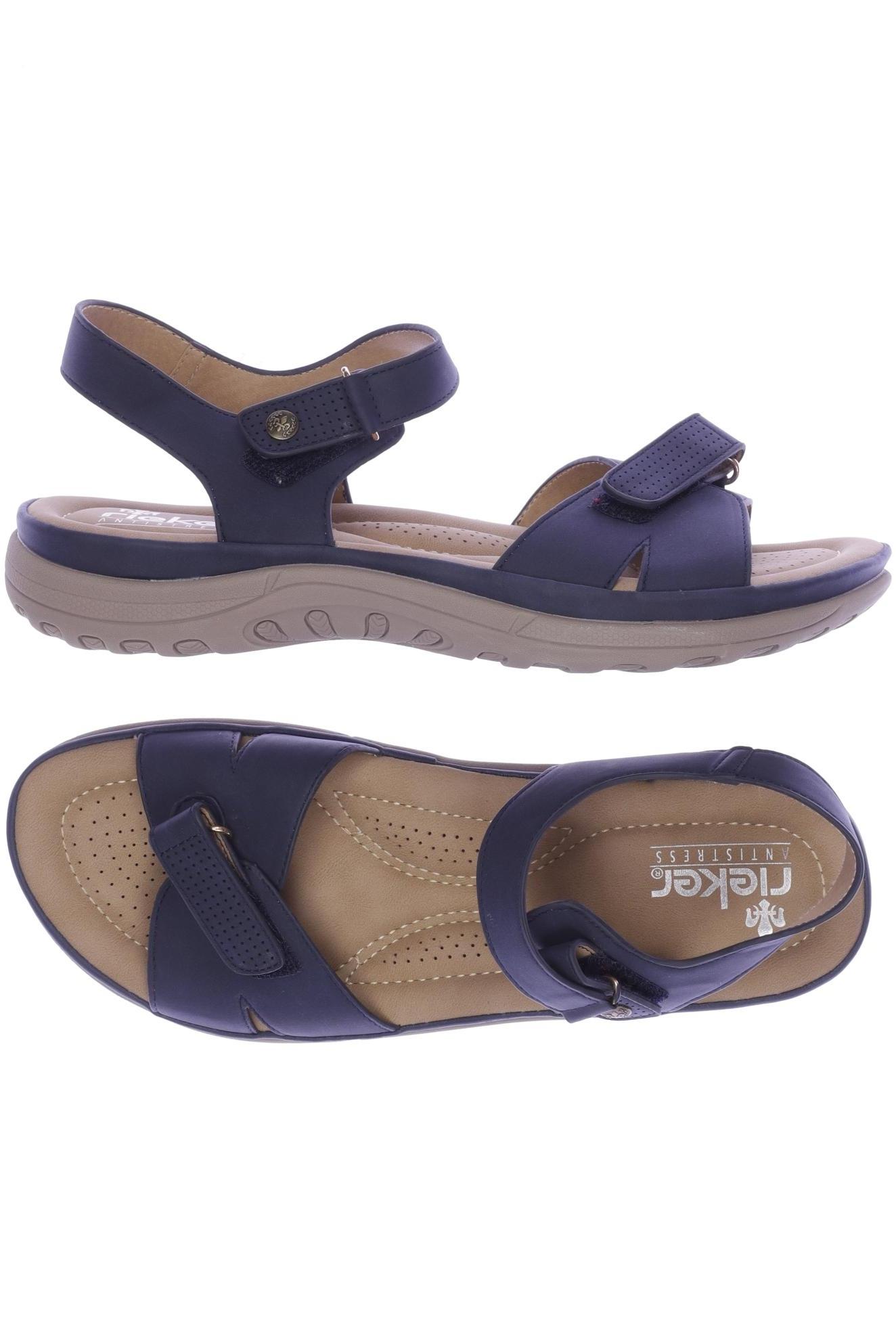 

Rieker Damen Sandale, marineblau, Gr. 40