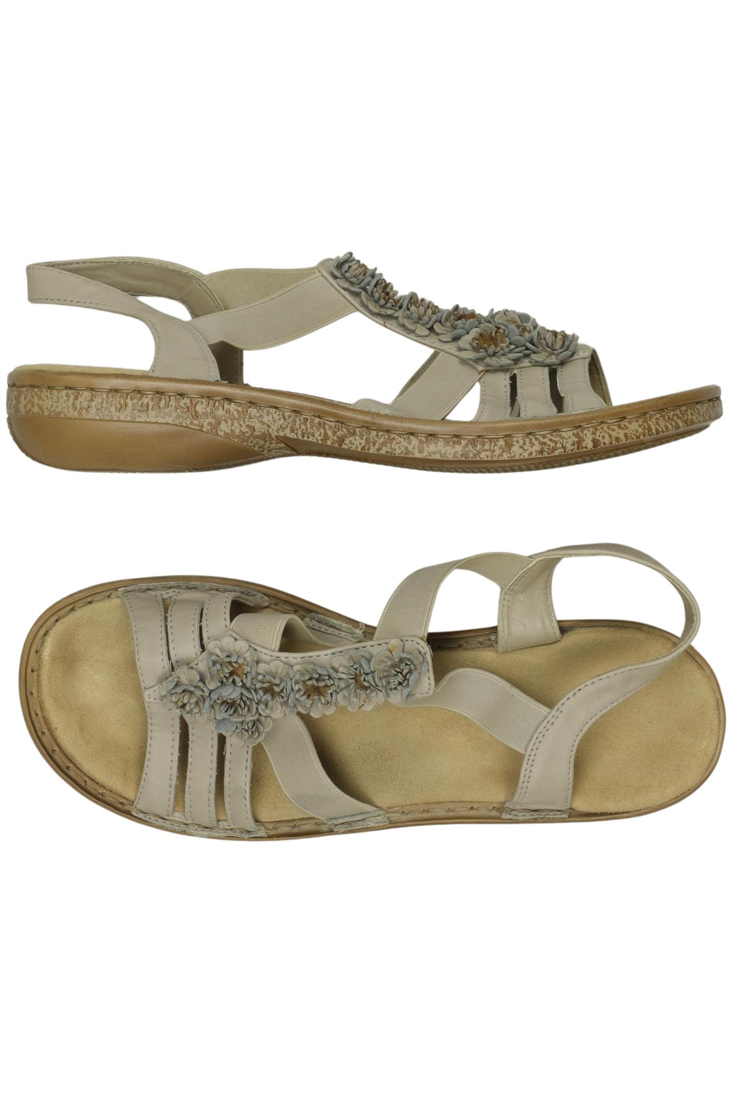

Rieker Damen Sandale, beige, Gr. 40