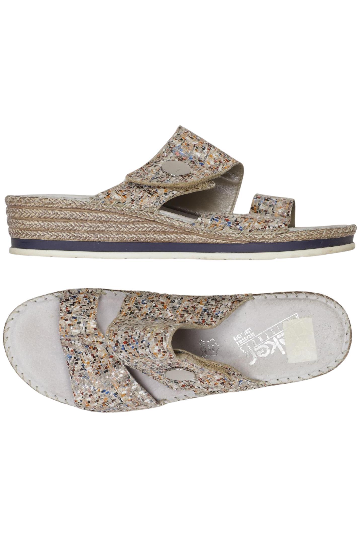 

Rieker Damen Sandale, beige, Gr. 41