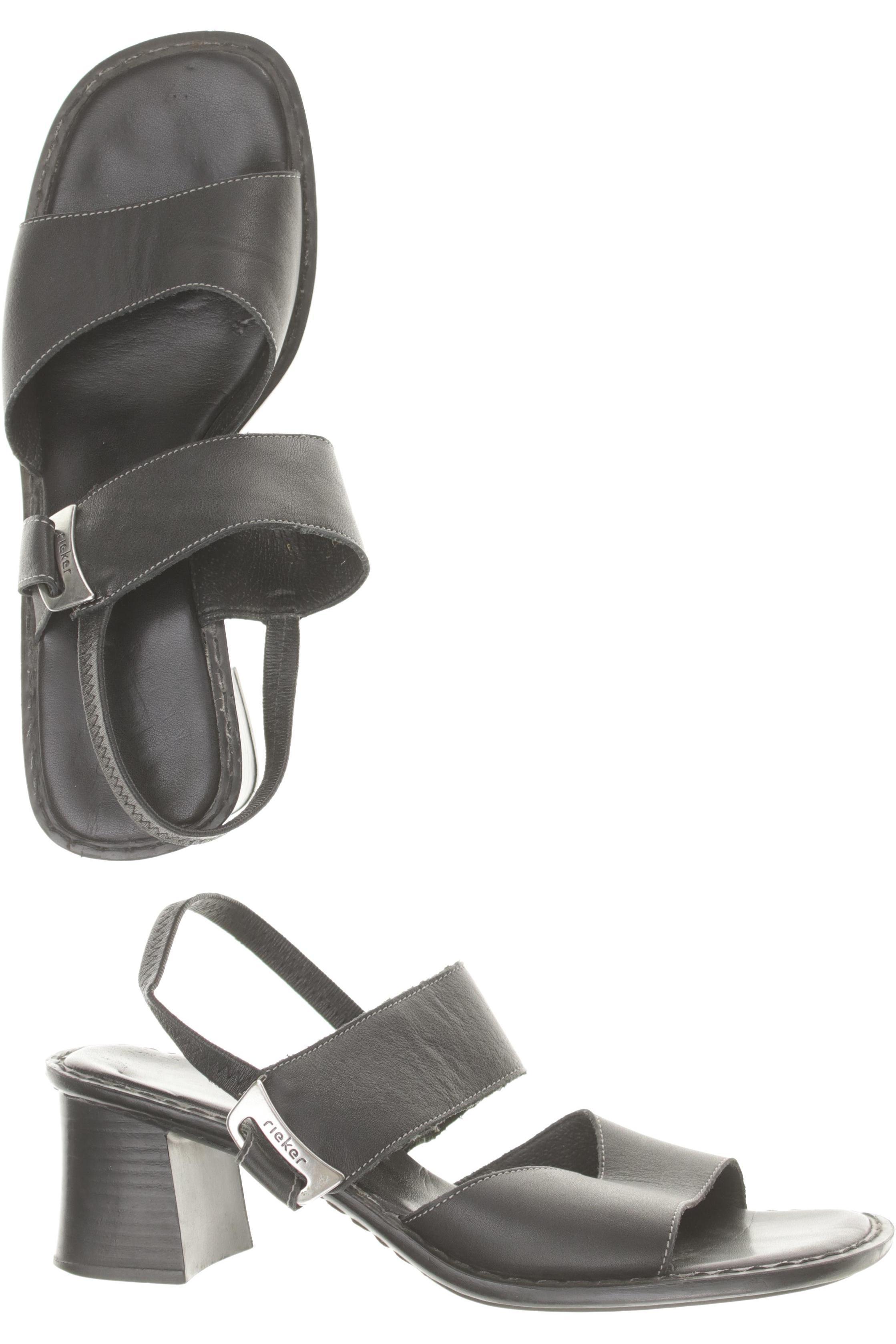 

Rieker Damen Sandale, schwarz, Gr. 40
