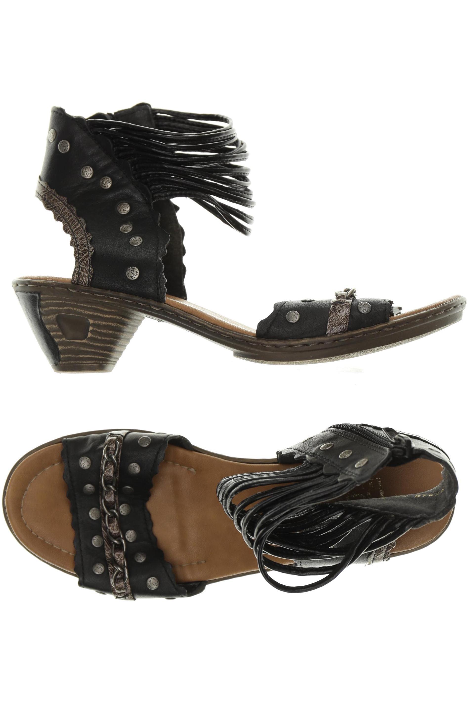 

Rieker Damen Sandale, schwarz, Gr. 37