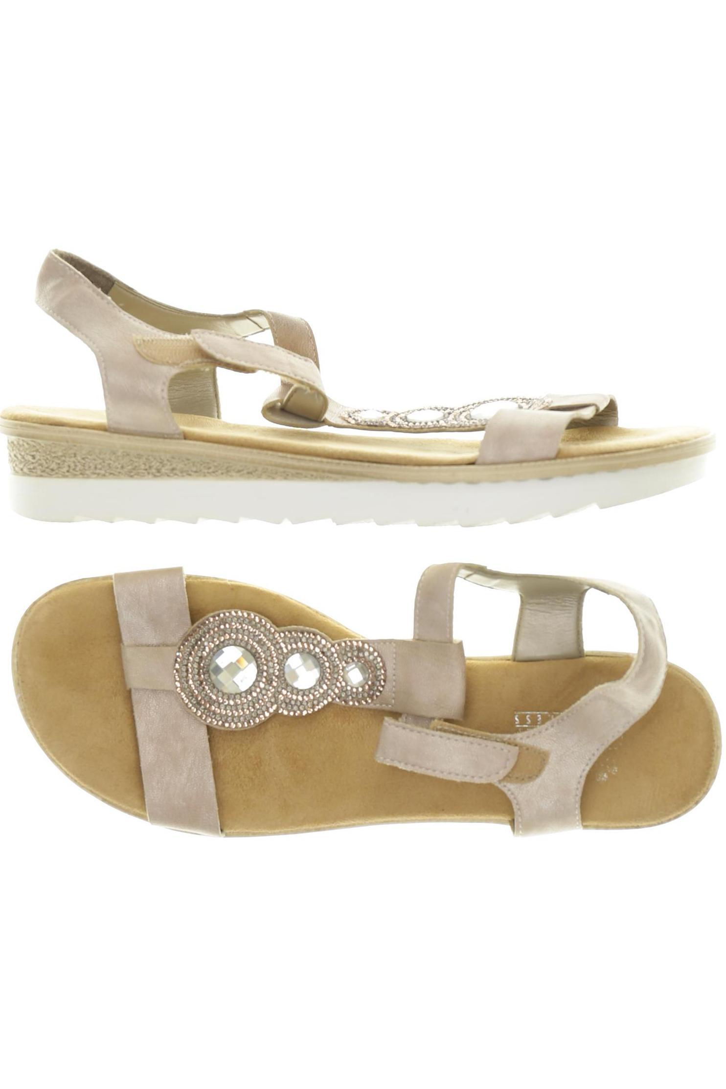 

Rieker Damen Sandale, beige, Gr. 40
