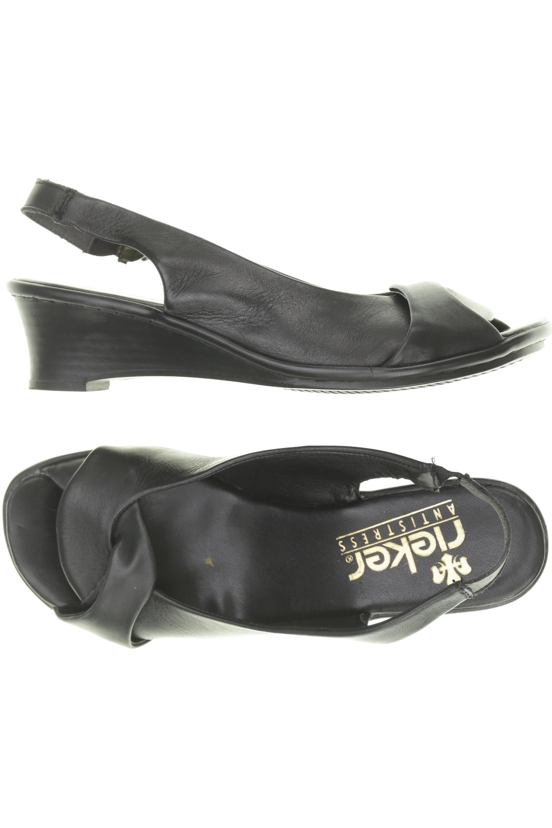 

Rieker Damen Sandale, schwarz, Gr. 36