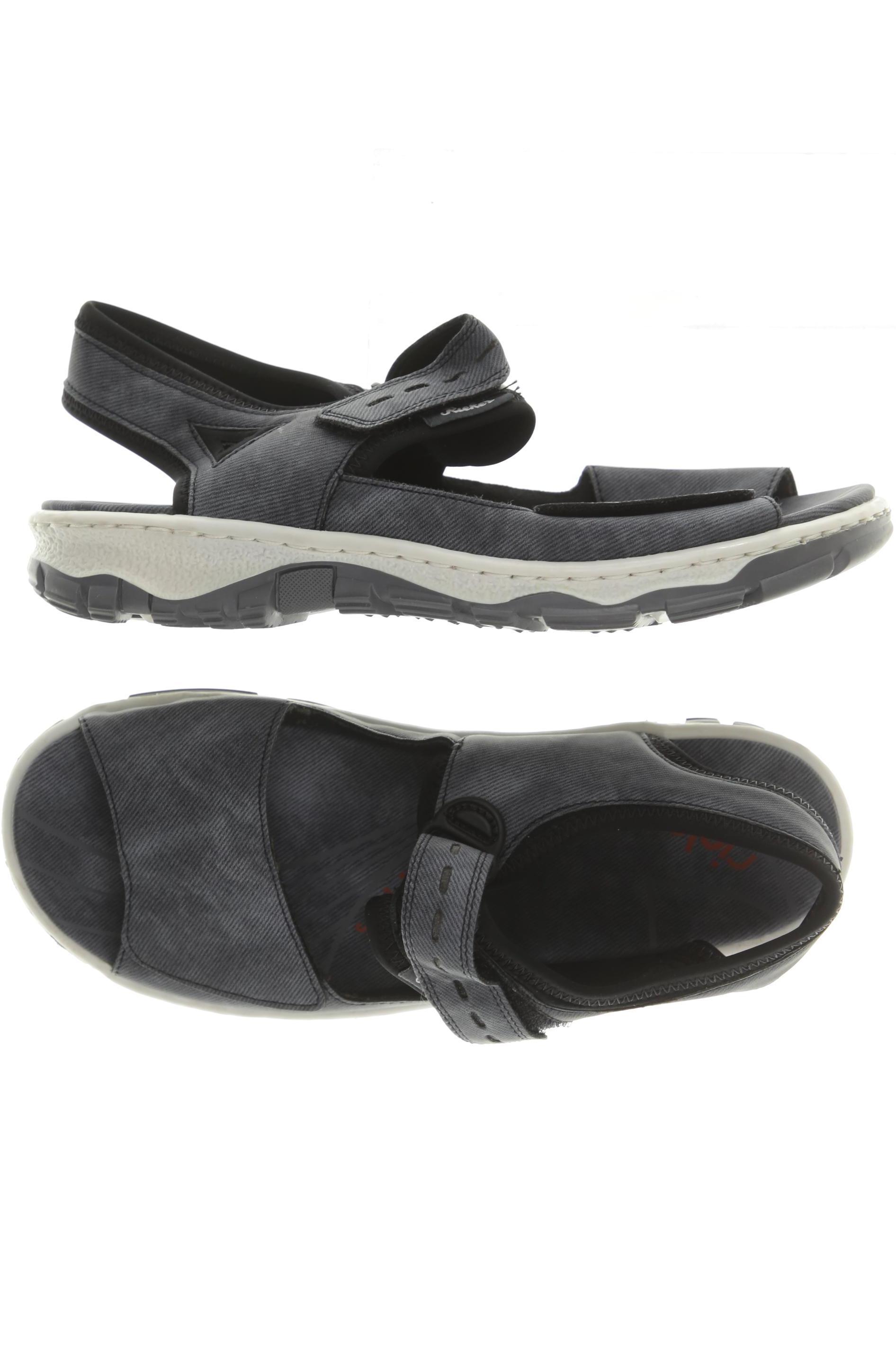 

Rieker Damen Sandale, blau, Gr. 38