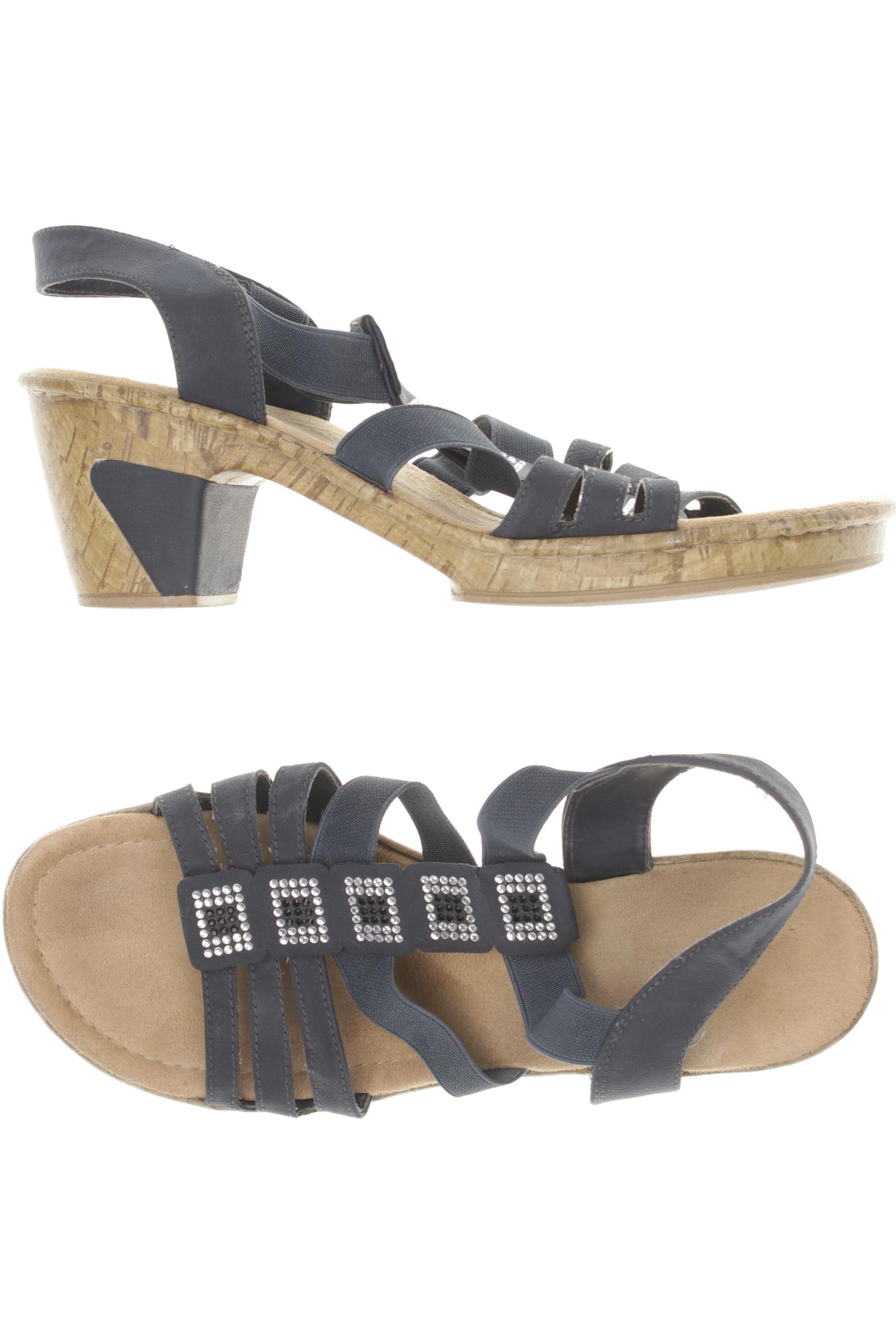 

Rieker Damen Sandale, blau, Gr. 42