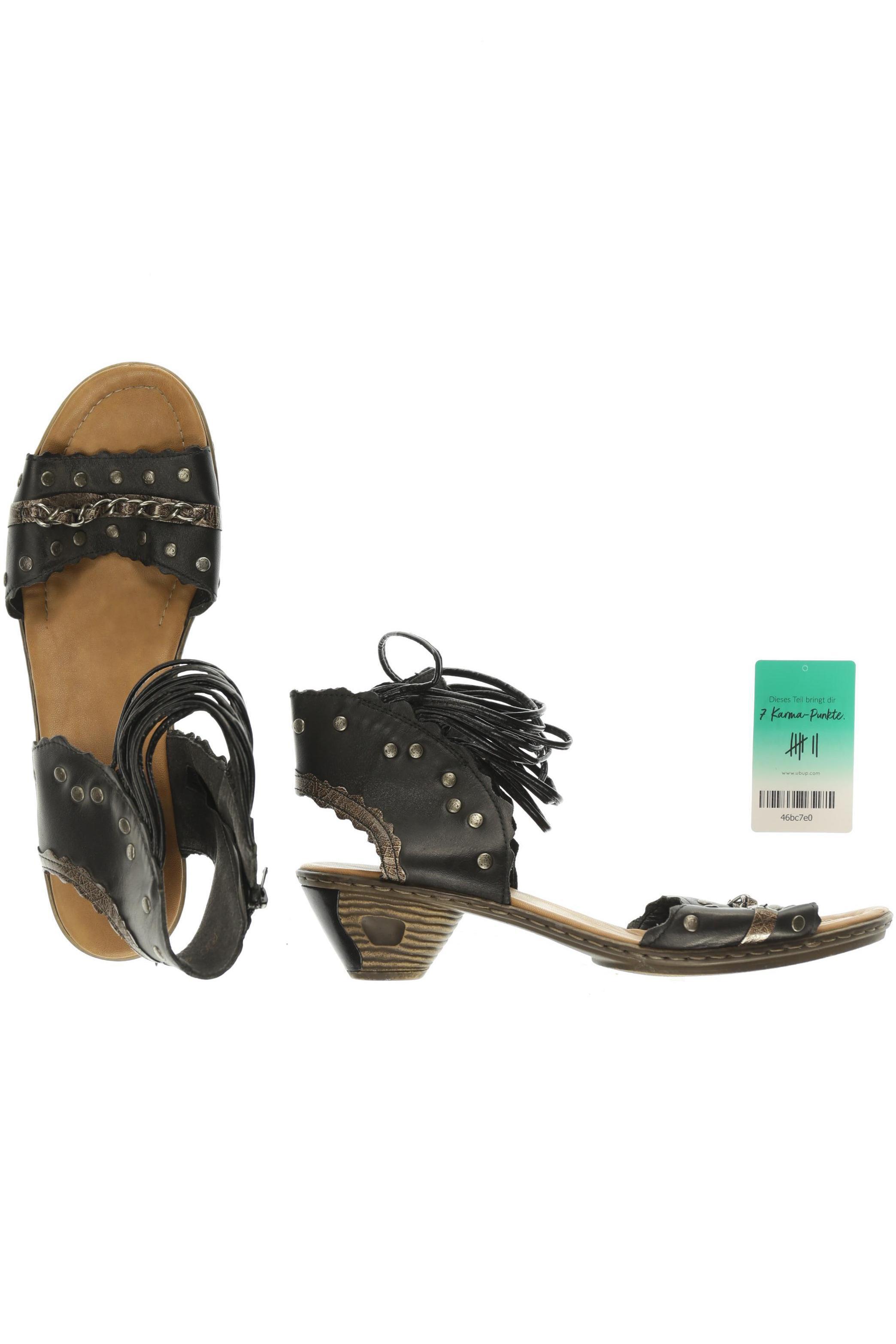 

Rieker Damen Sandale, schwarz, Gr. 42