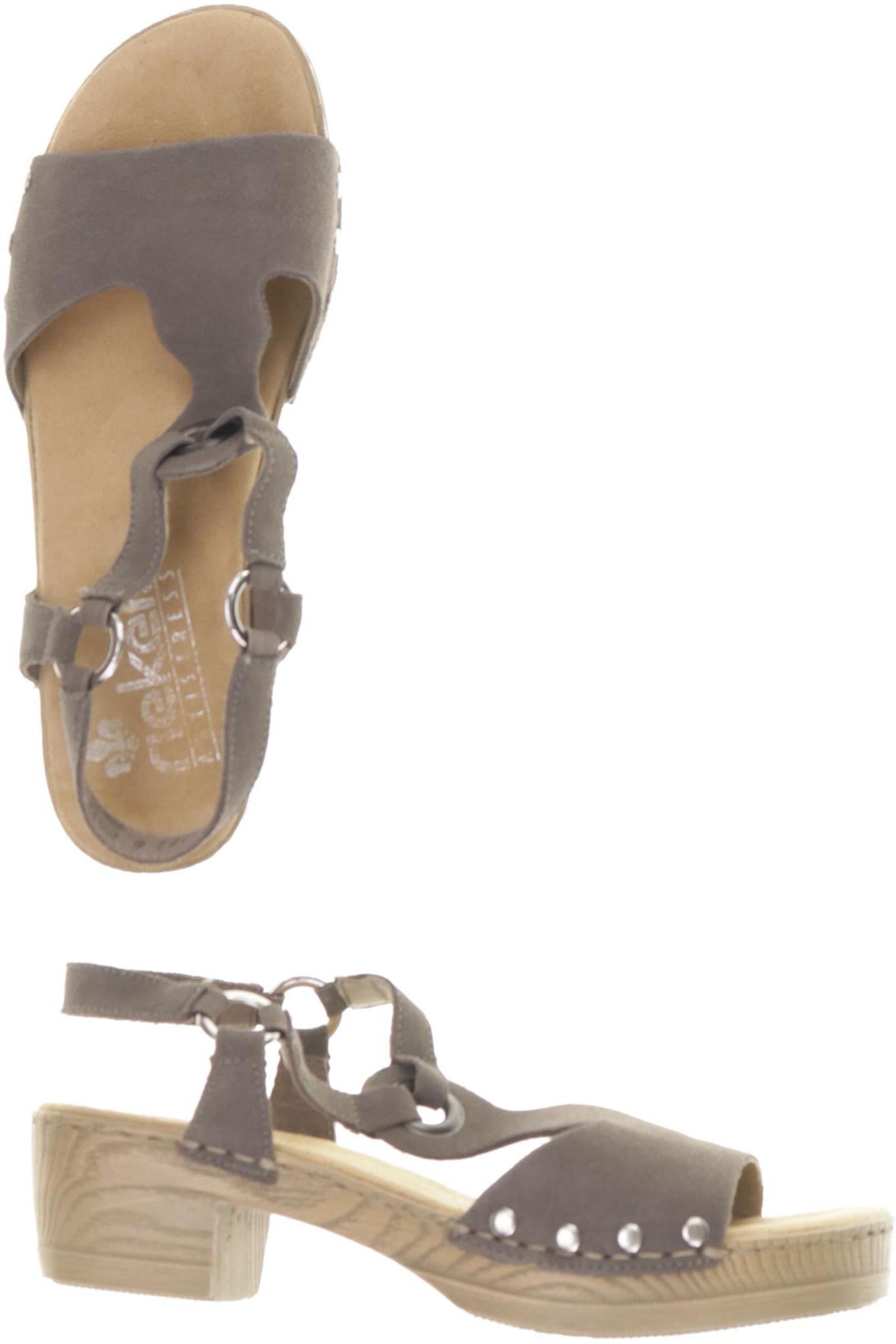 

Rieker Damen Sandale, grau, Gr. 36