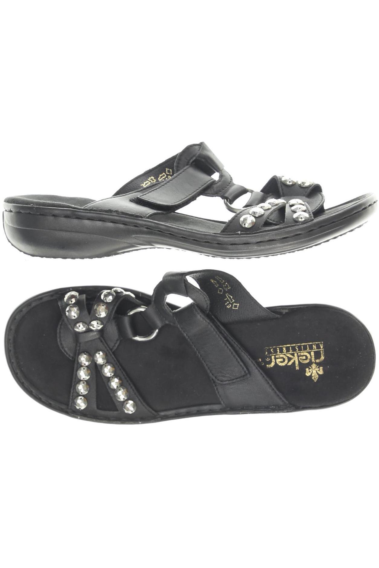 

Rieker Damen Sandale, schwarz, Gr. 38