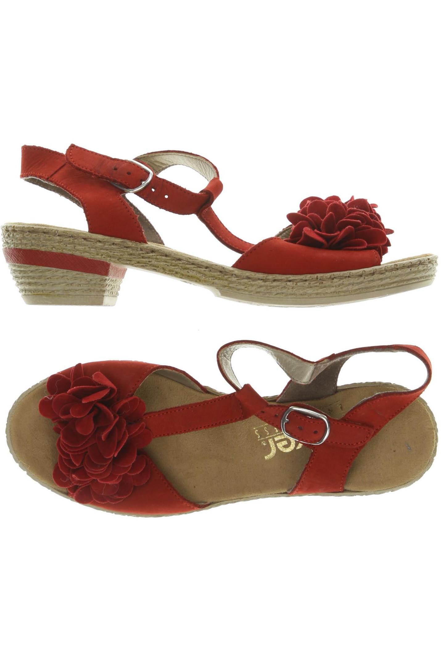 

Rieker Damen Sandale, rot, Gr. 37