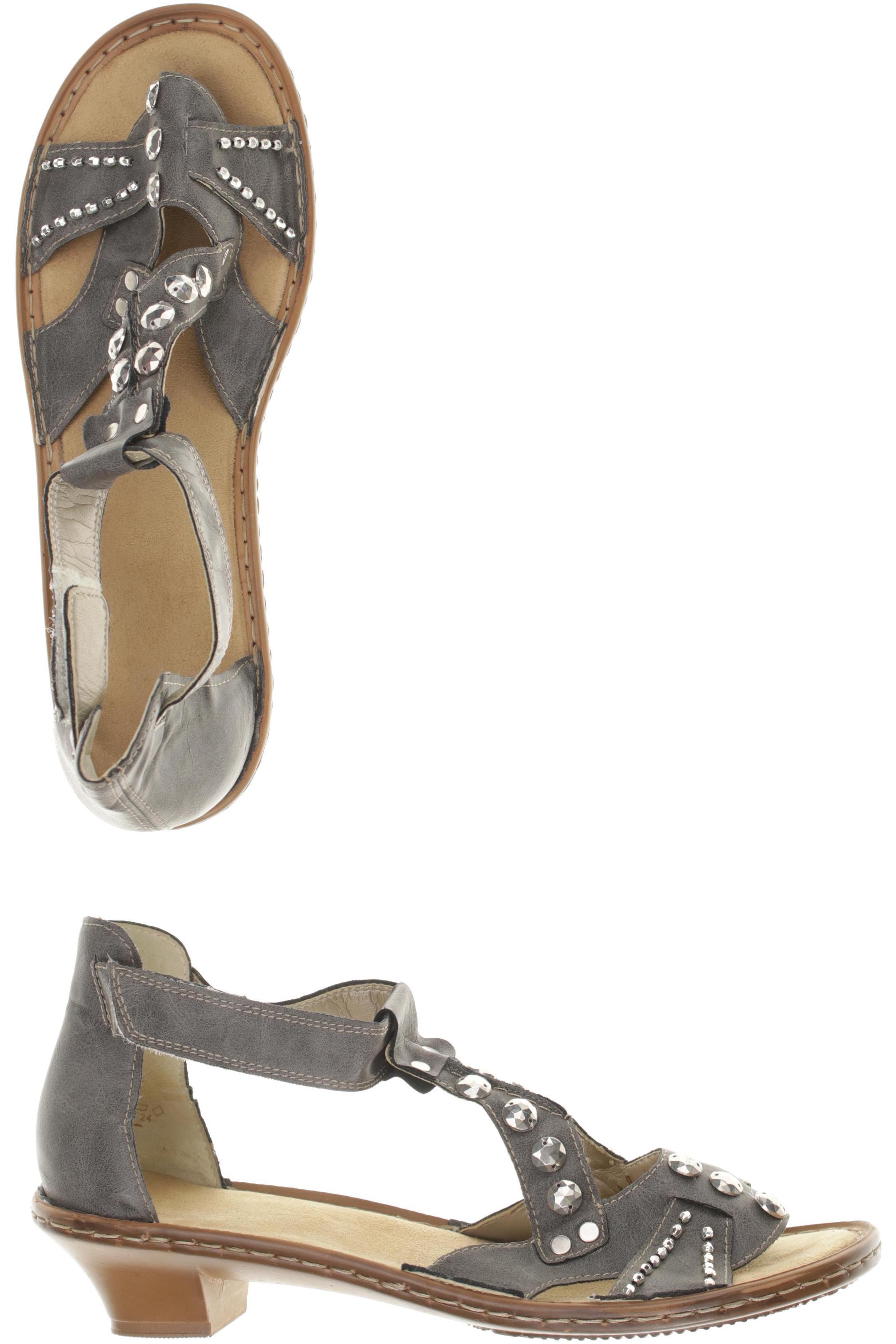 

Rieker Damen Sandale, grau, Gr. 41