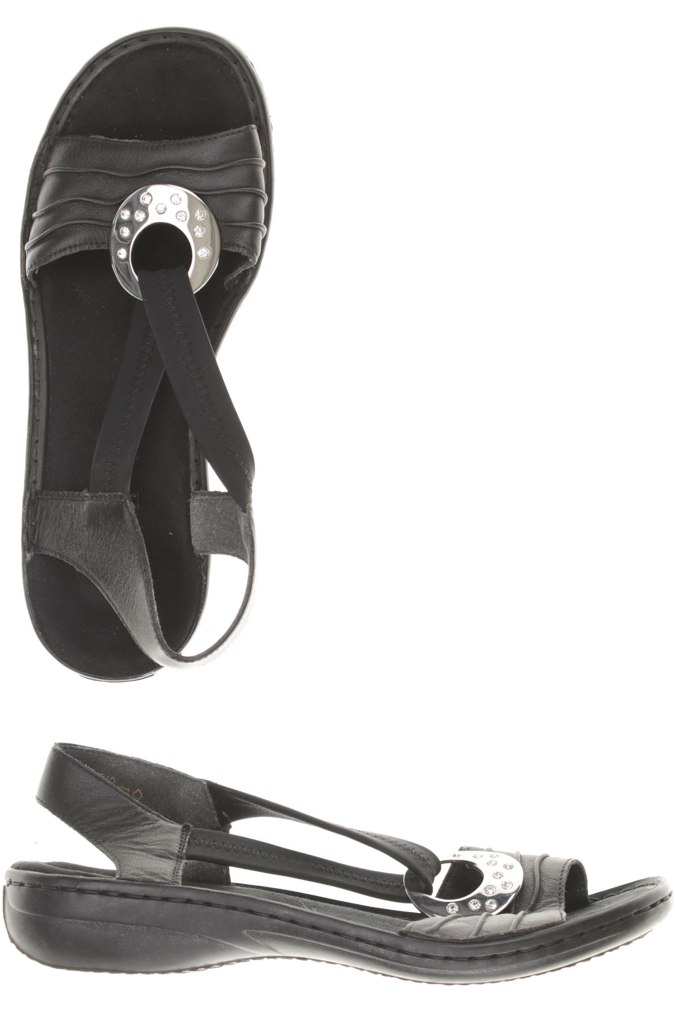 

Rieker Damen Sandale, schwarz, Gr. 38