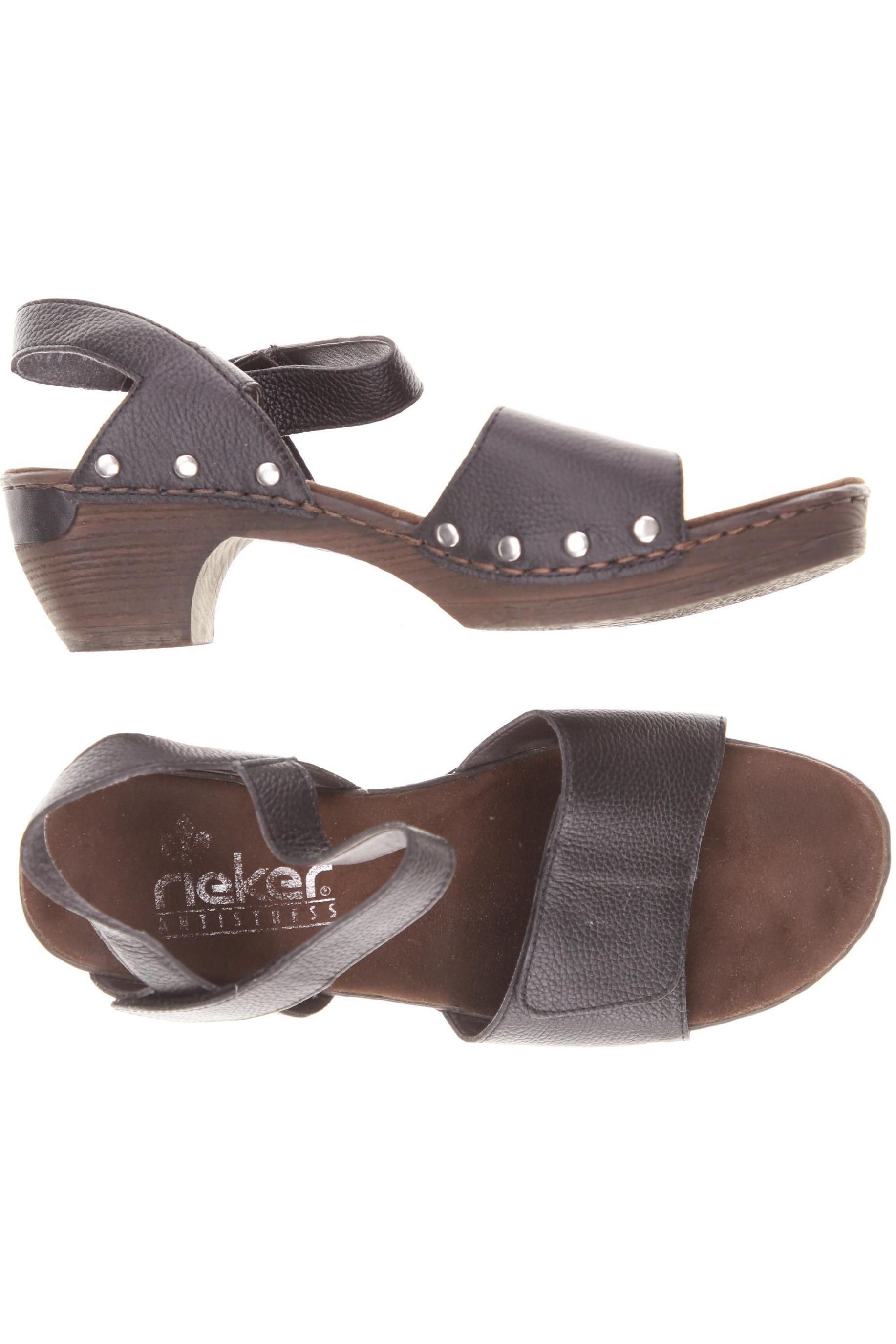 

Rieker Damen Sandale, schwarz, Gr. 39
