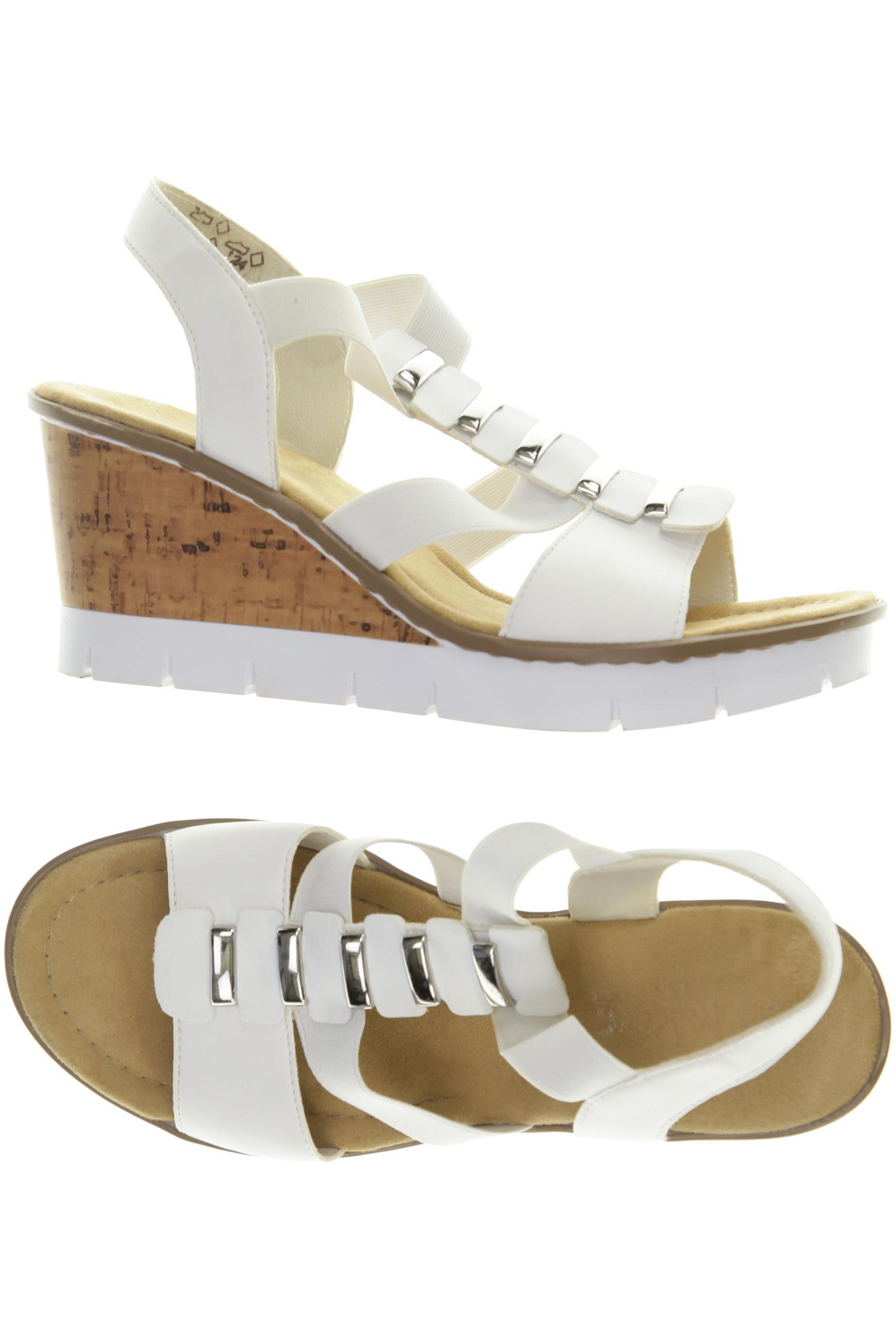 

Rieker Damen Sandale, weiß, Gr. 38