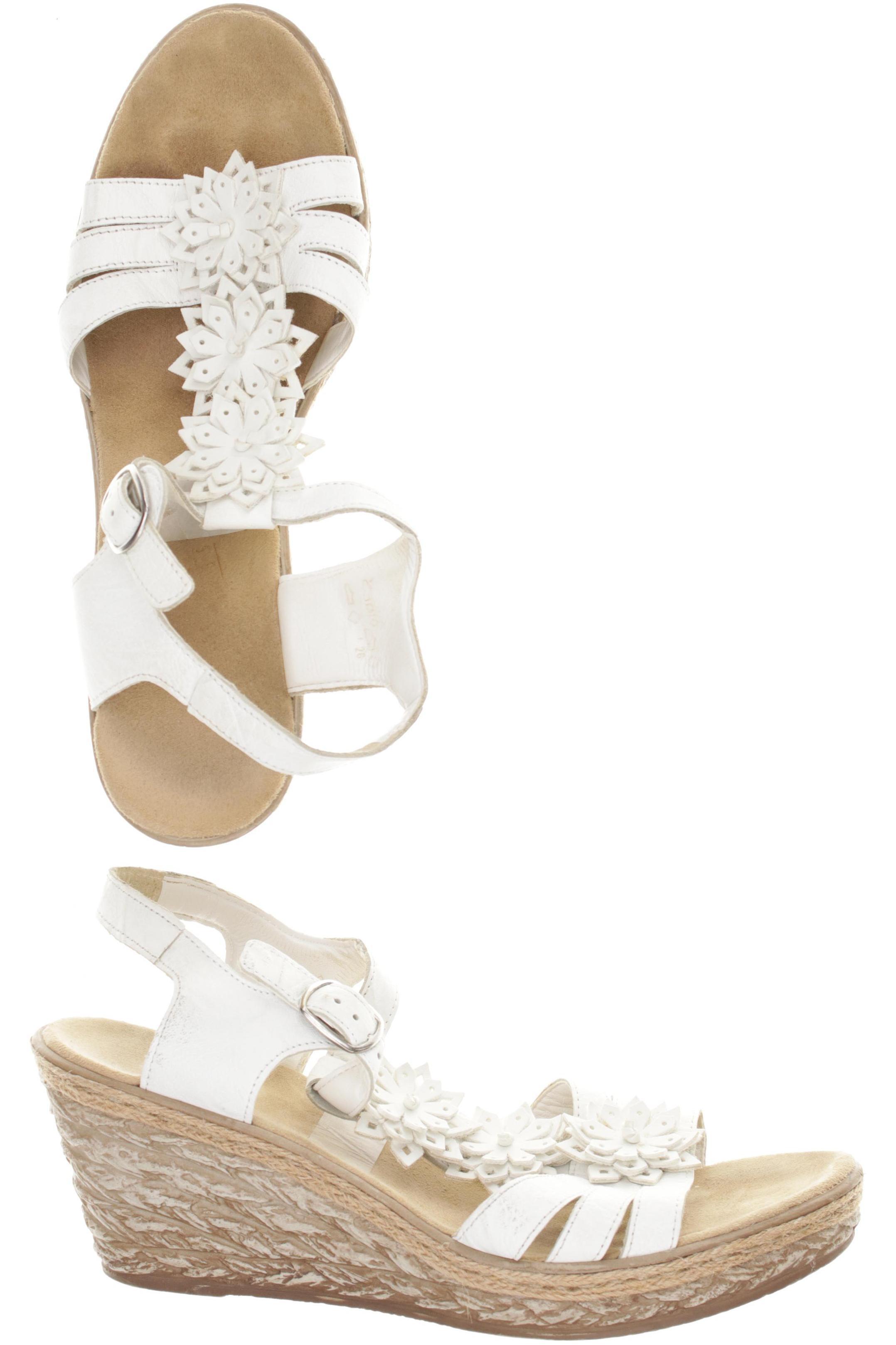 

Rieker Damen Sandale, weiß, Gr. 39