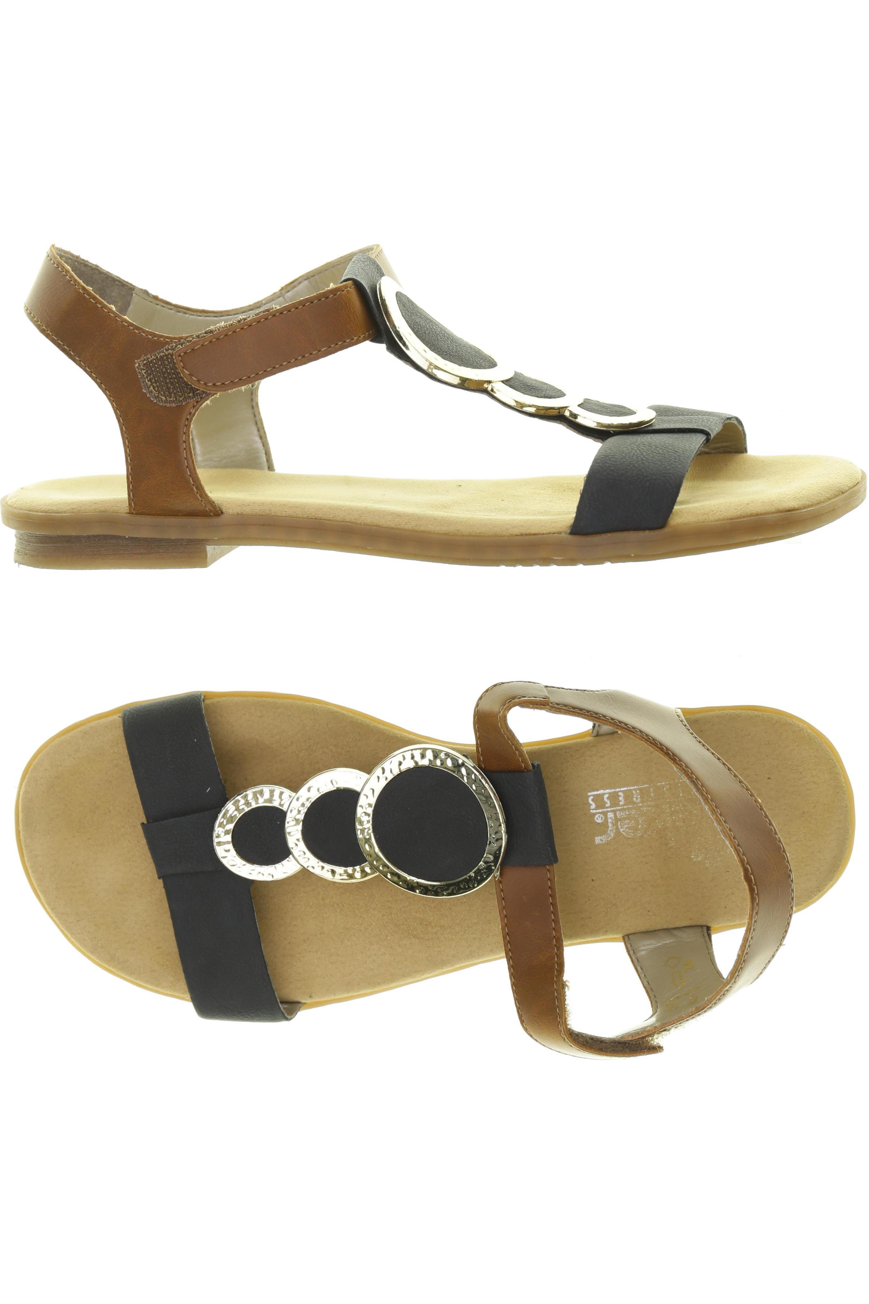 

Rieker Damen Sandale, schwarz, Gr. 36