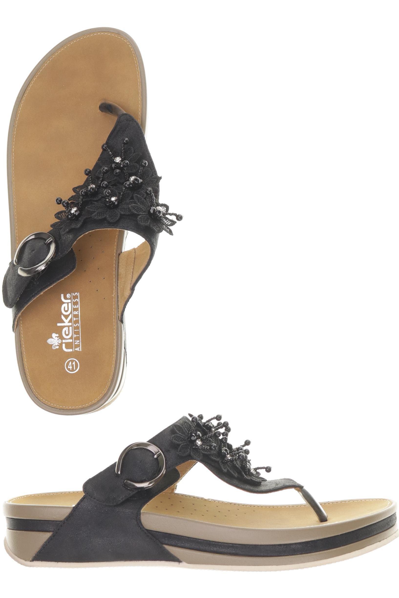 

Rieker Damen Sandale, schwarz, Gr. 41