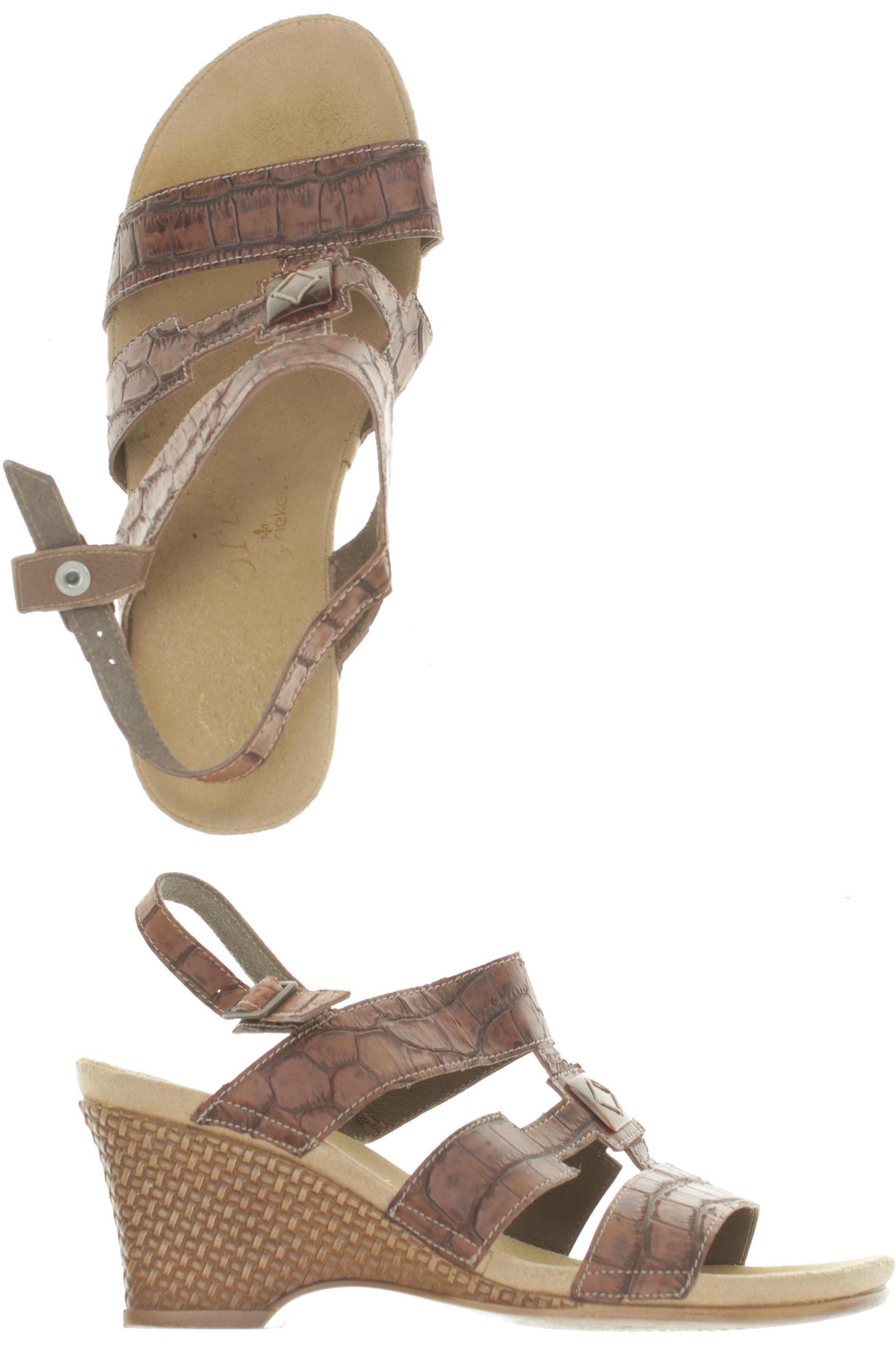 

Rieker Damen Sandale, braun, Gr. 38