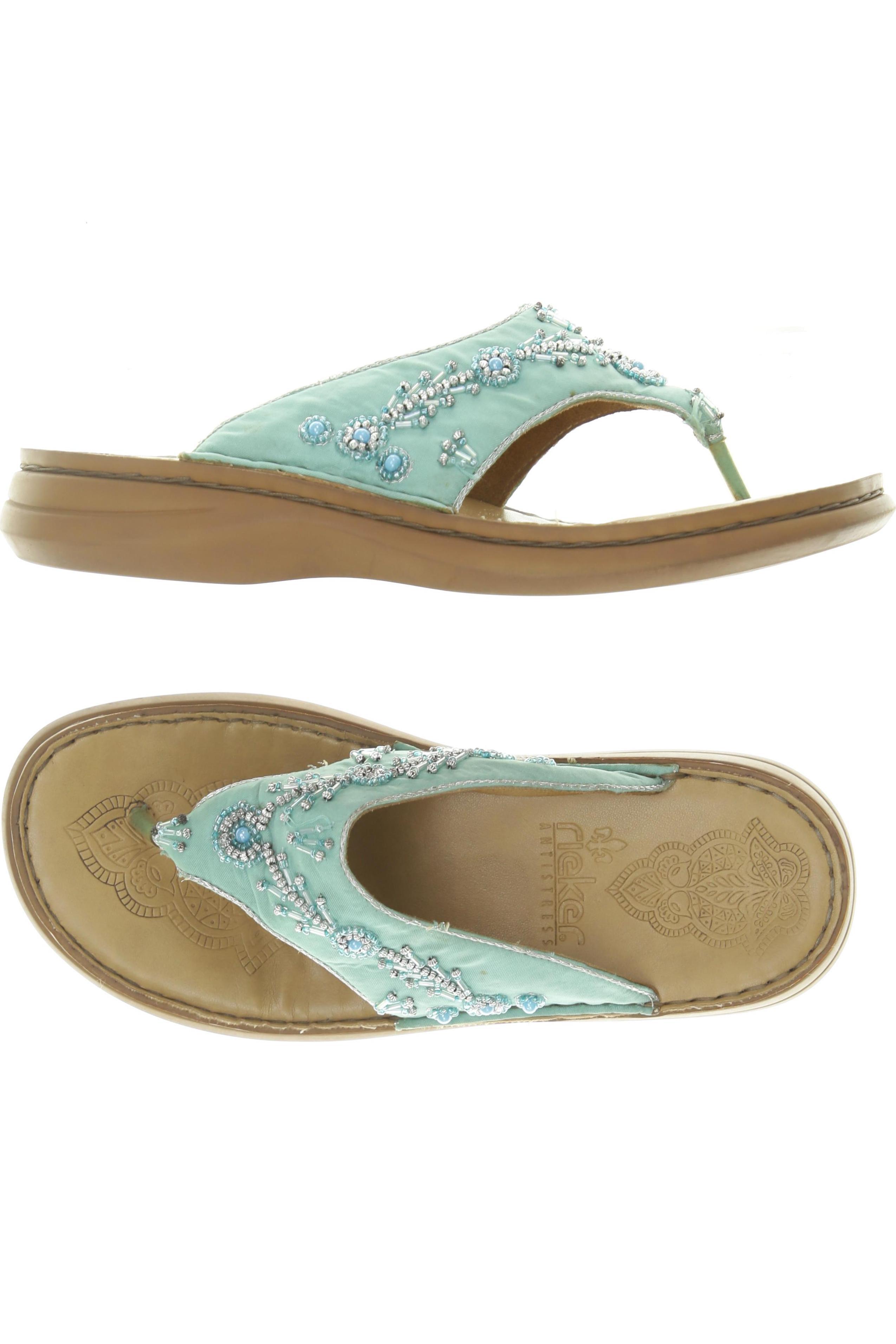 

Rieker Damen Sandale, türkis, Gr. 38