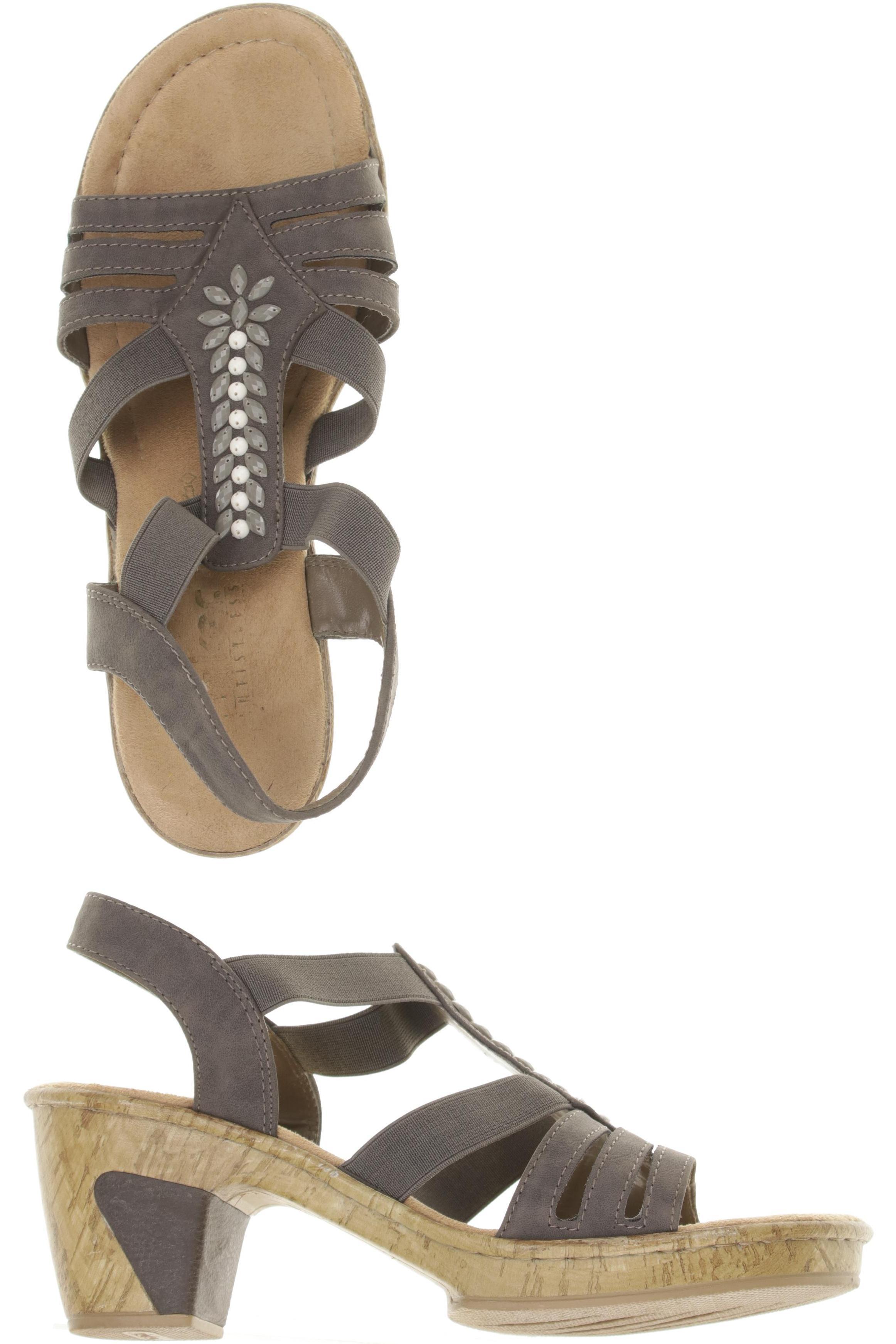 

Rieker Damen Sandale, grau, Gr. 40