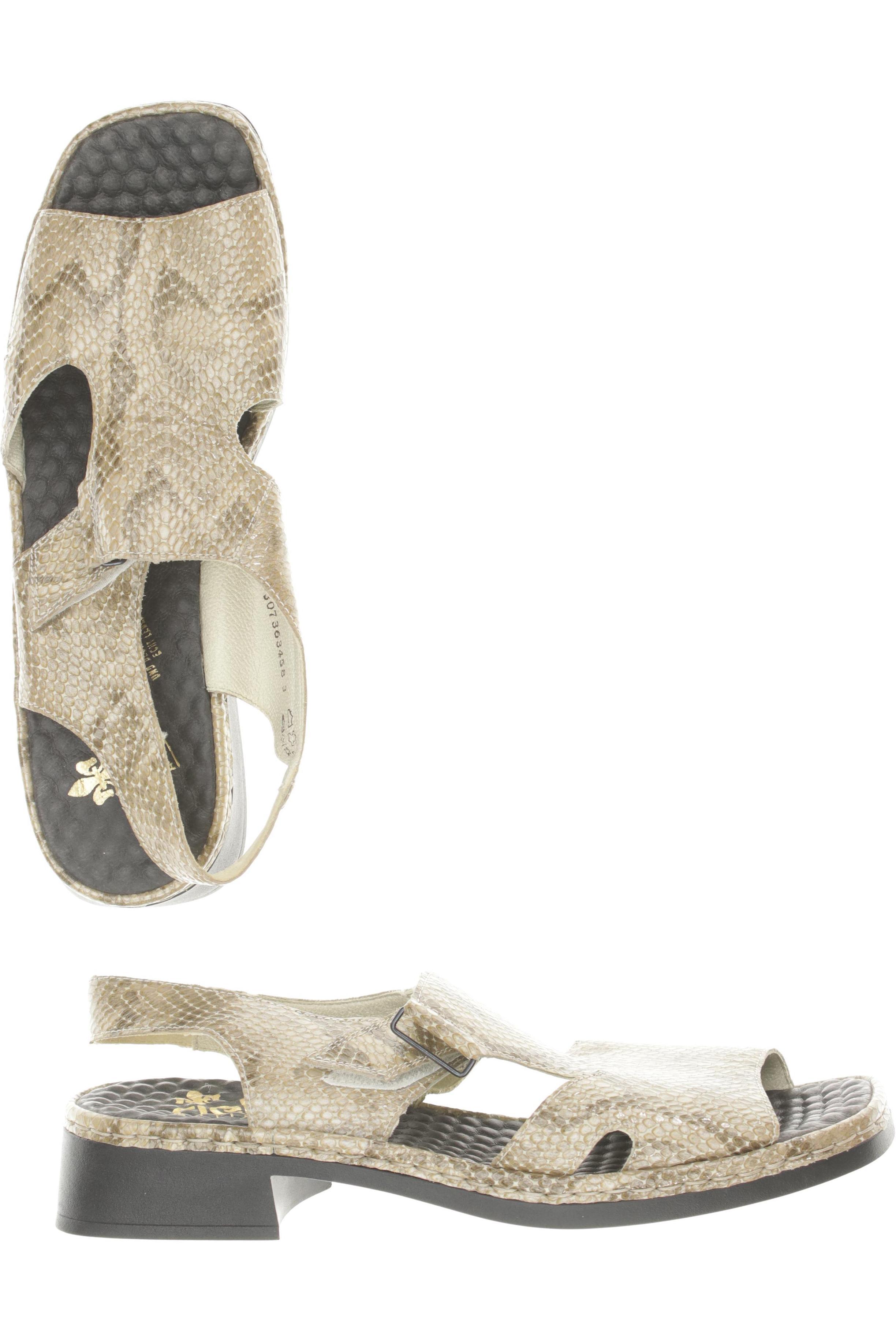 

Rieker Damen Sandale, beige, Gr. 42