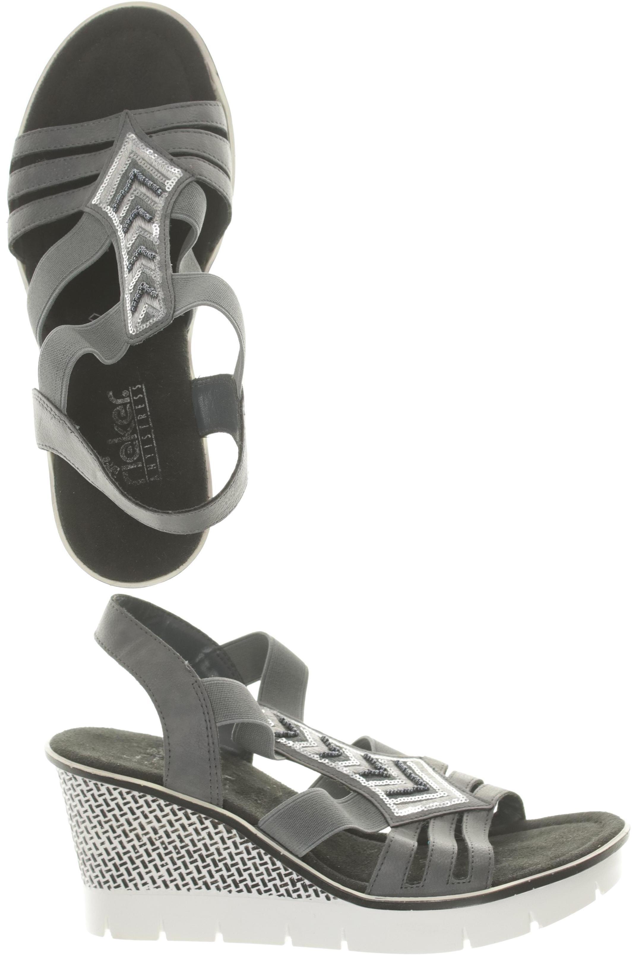 

Rieker Damen Sandale, grau, Gr. 37