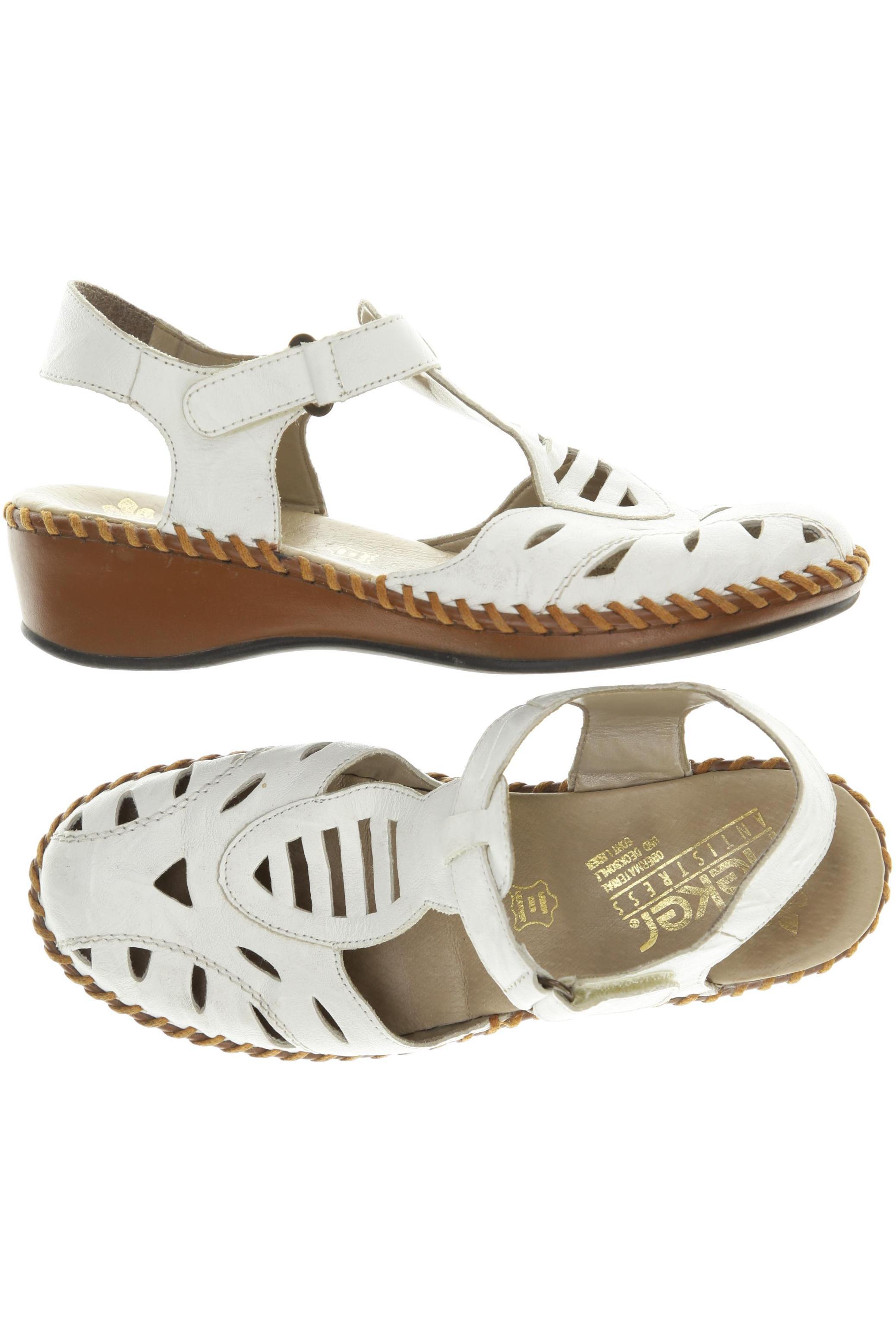 

Rieker Damen Sandale, weiß, Gr. 38