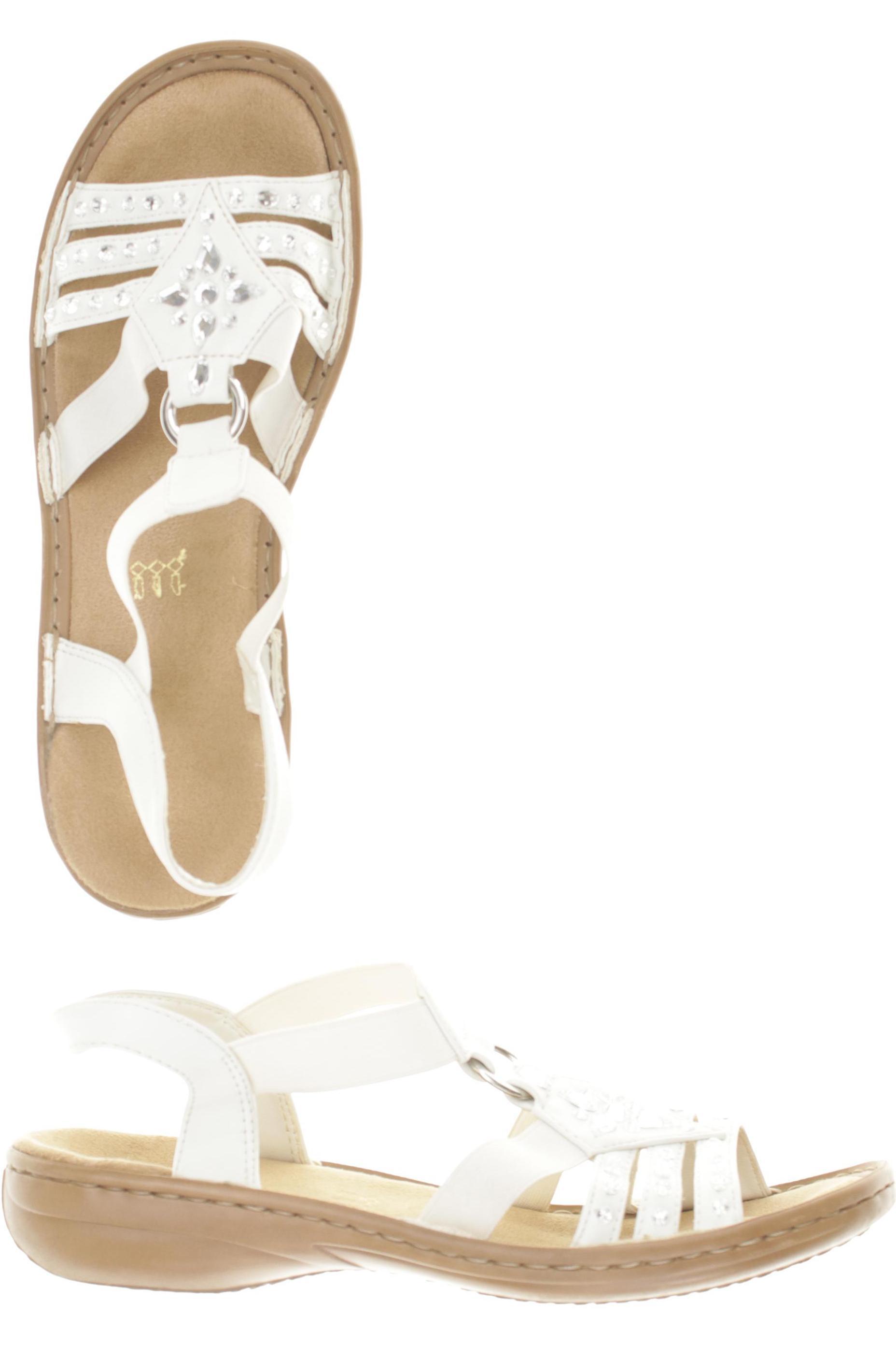 

Rieker Damen Sandale, weiß, Gr. 39