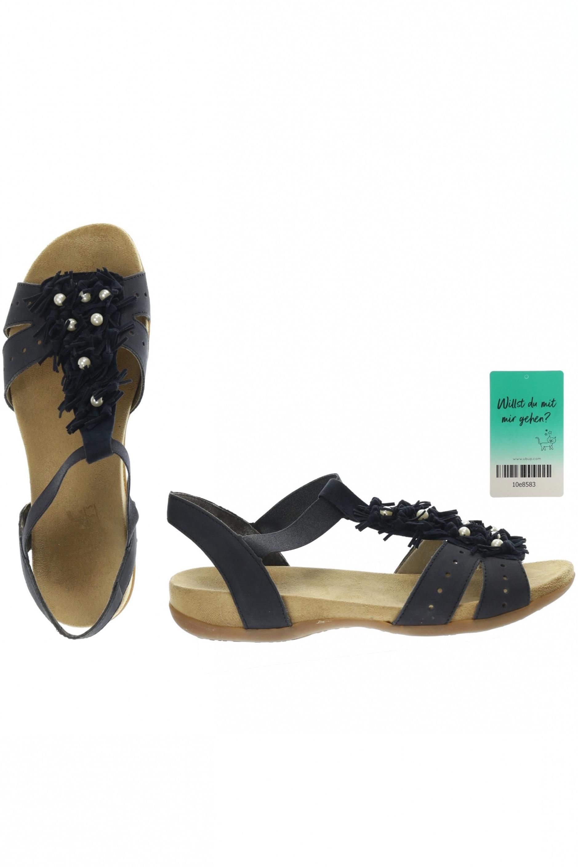 

Rieker Damen Sandale, blau, Gr. 40