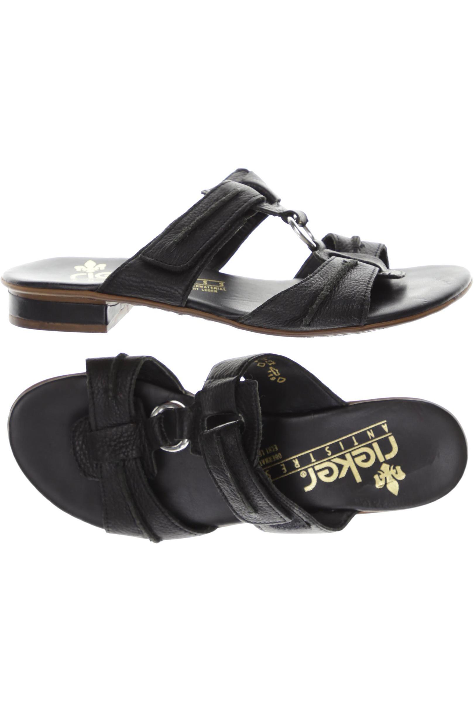 

Rieker Damen Sandale, schwarz, Gr. 36