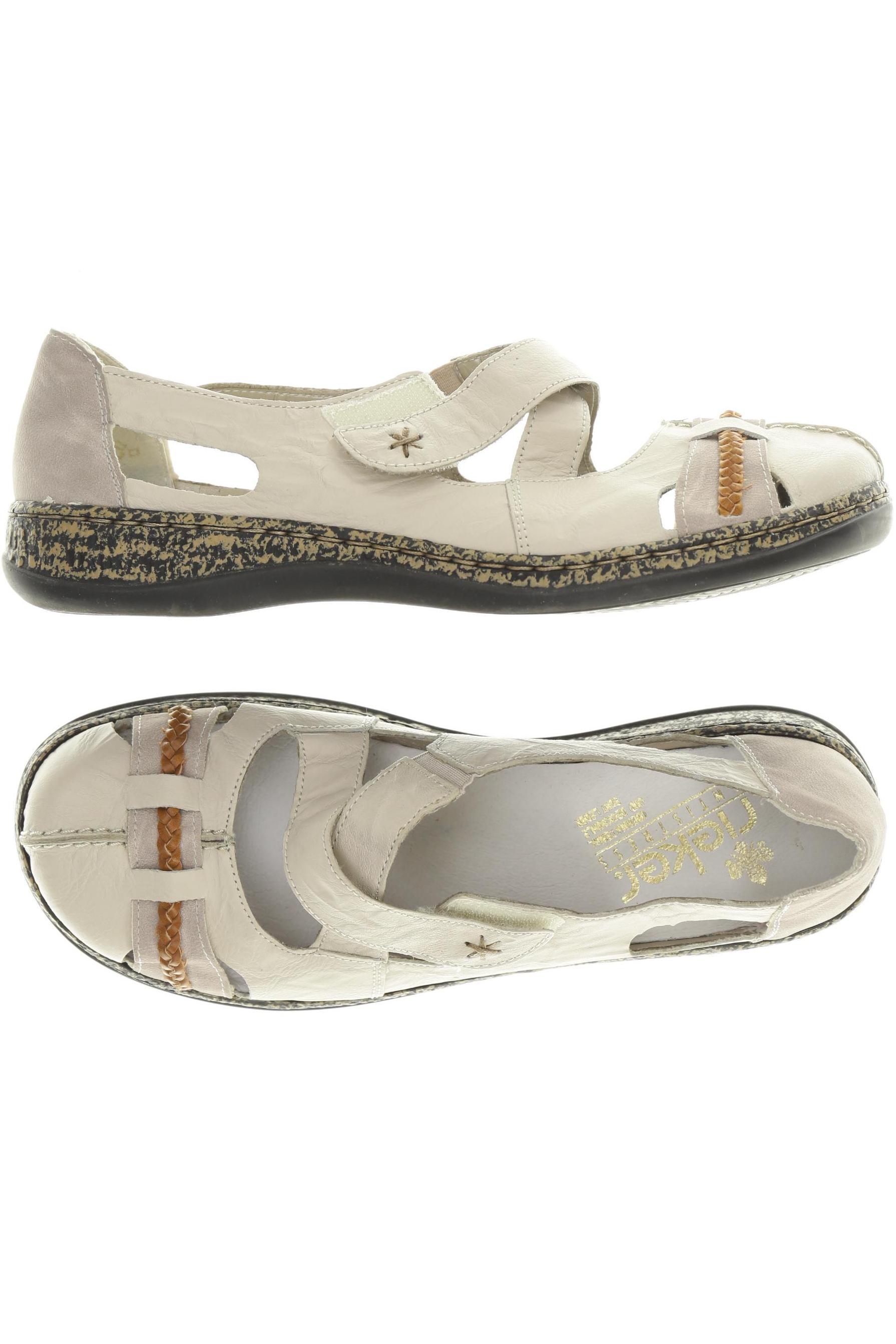 

Rieker Damen Halbschuh, beige, Gr. 40