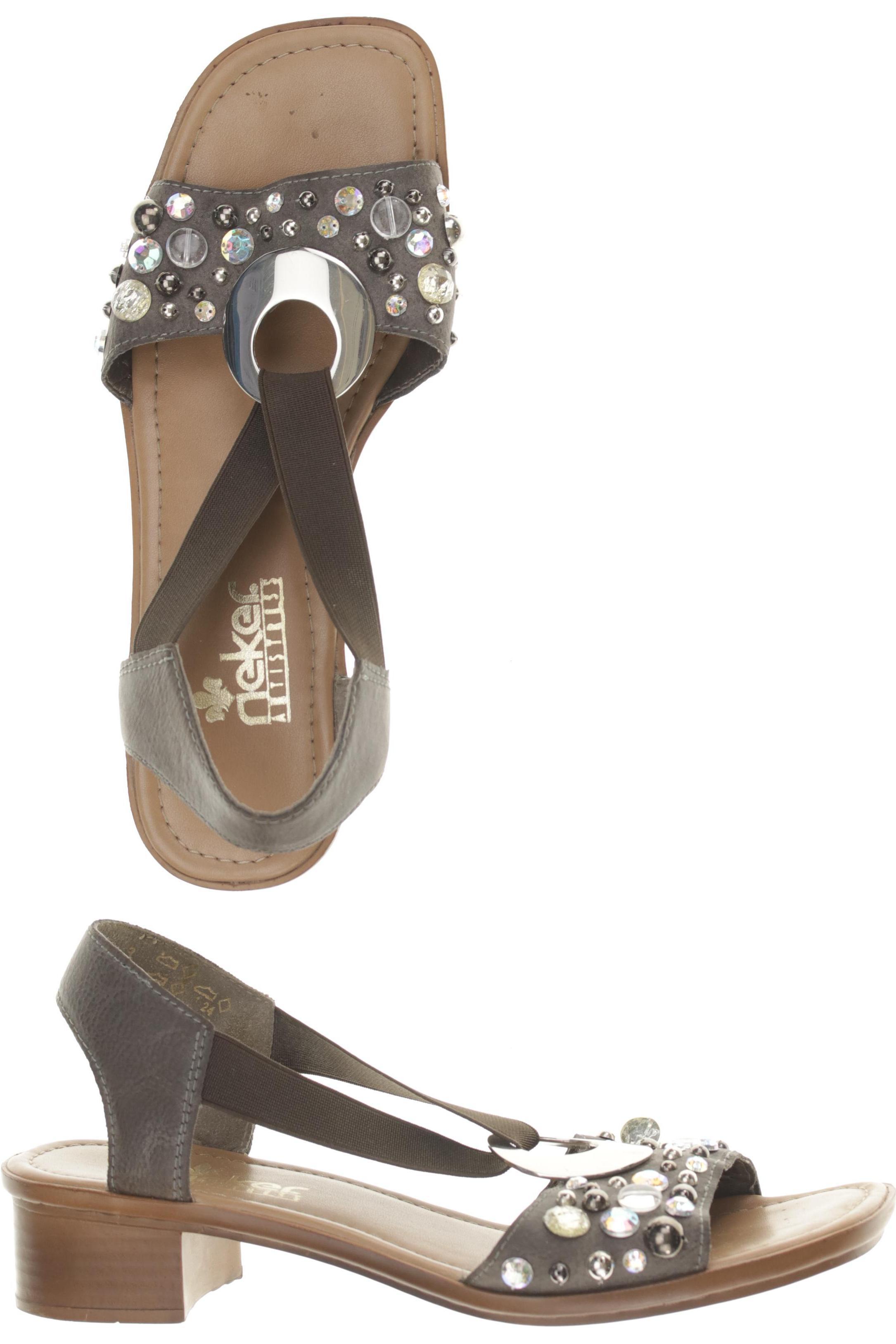 

Rieker Damen Sandale, braun, Gr. 38