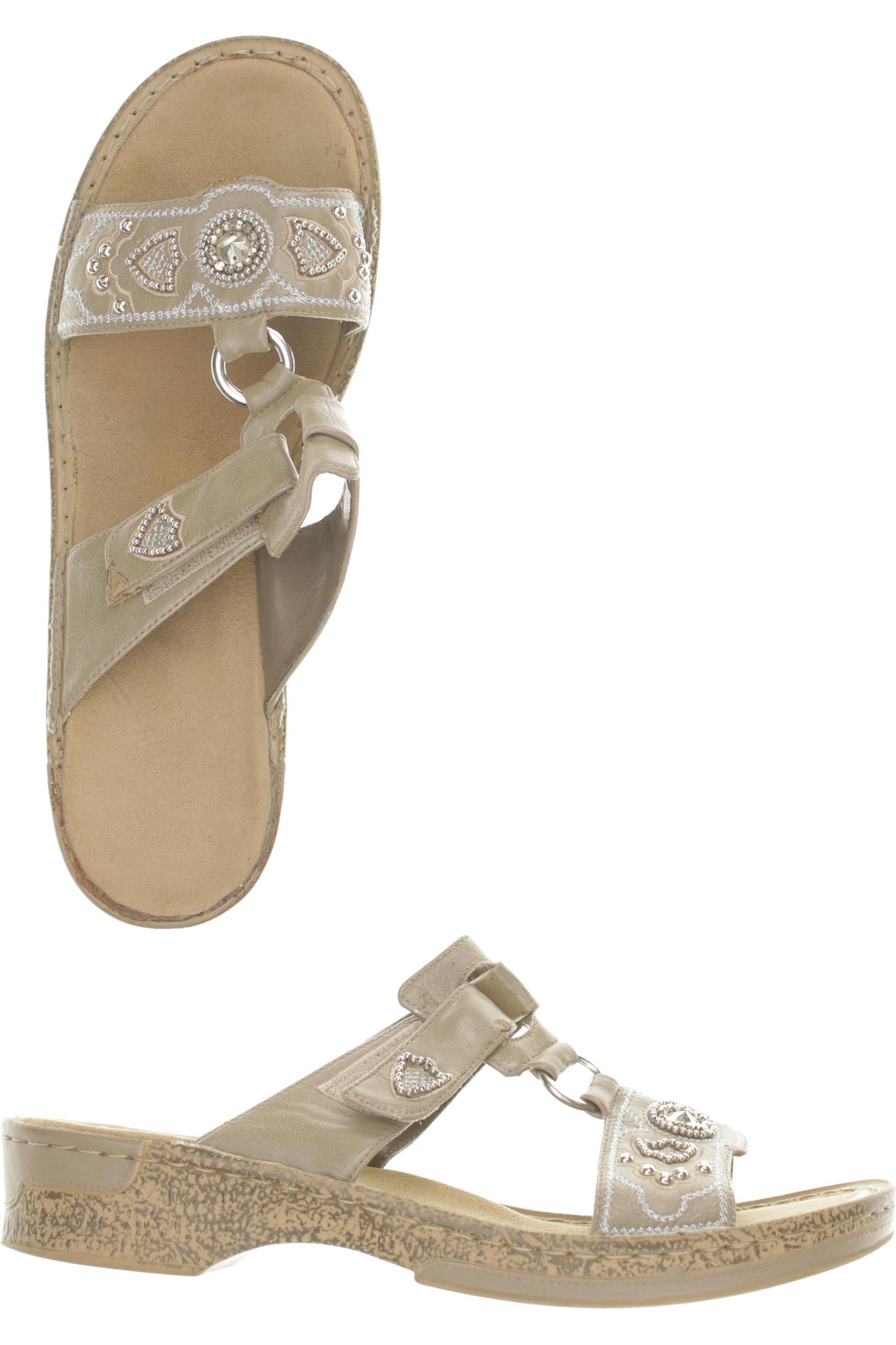

Rieker Damen Sandale, beige, Gr. 42