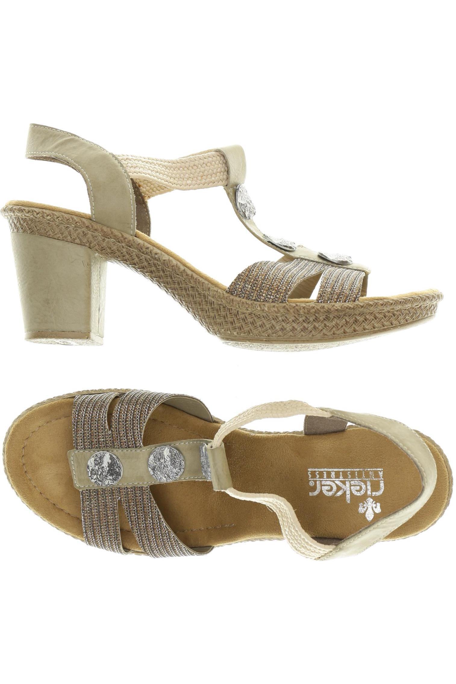 

Rieker Damen Sandale, beige, Gr. 39