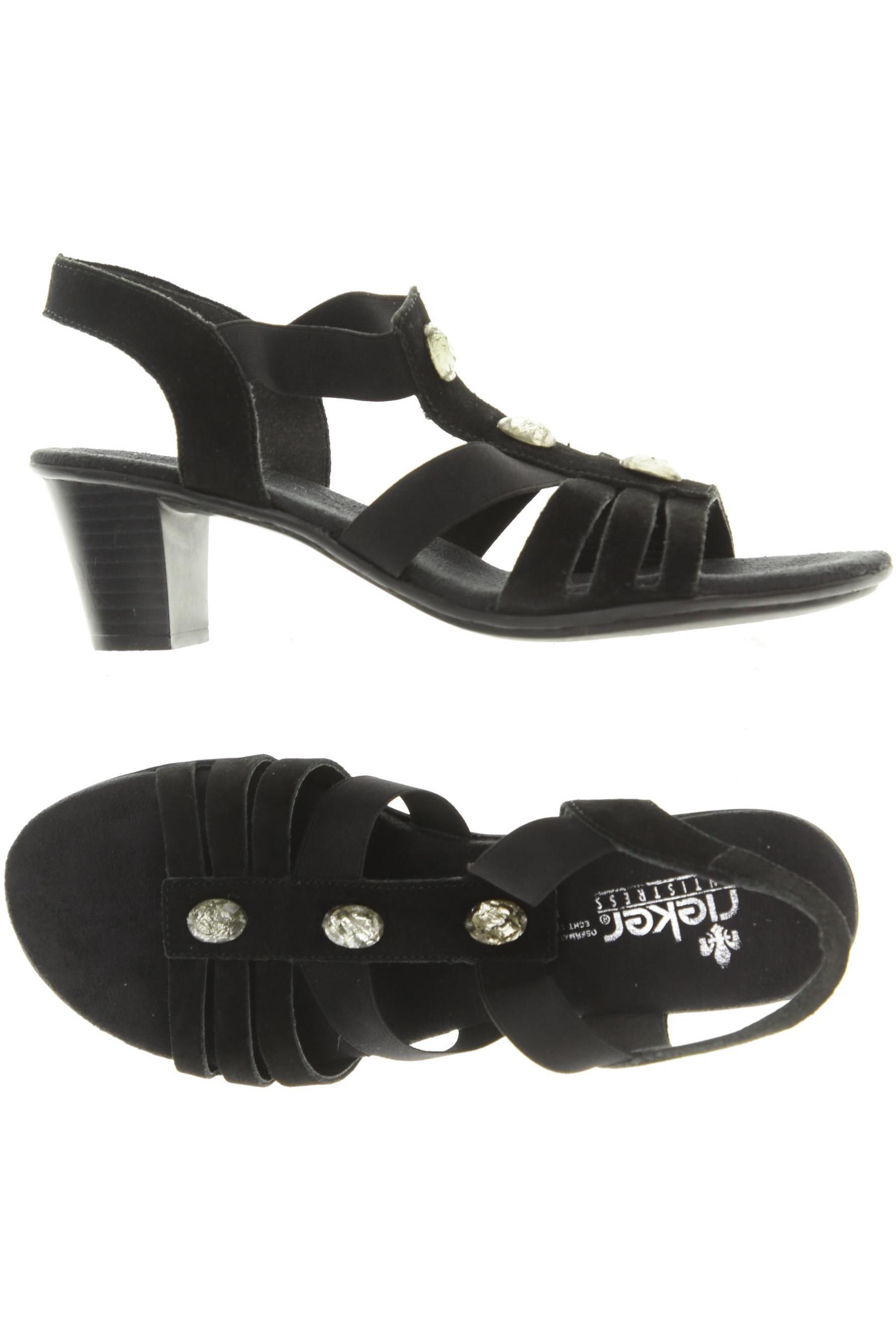 

Rieker Damen Sandale, schwarz, Gr. 39