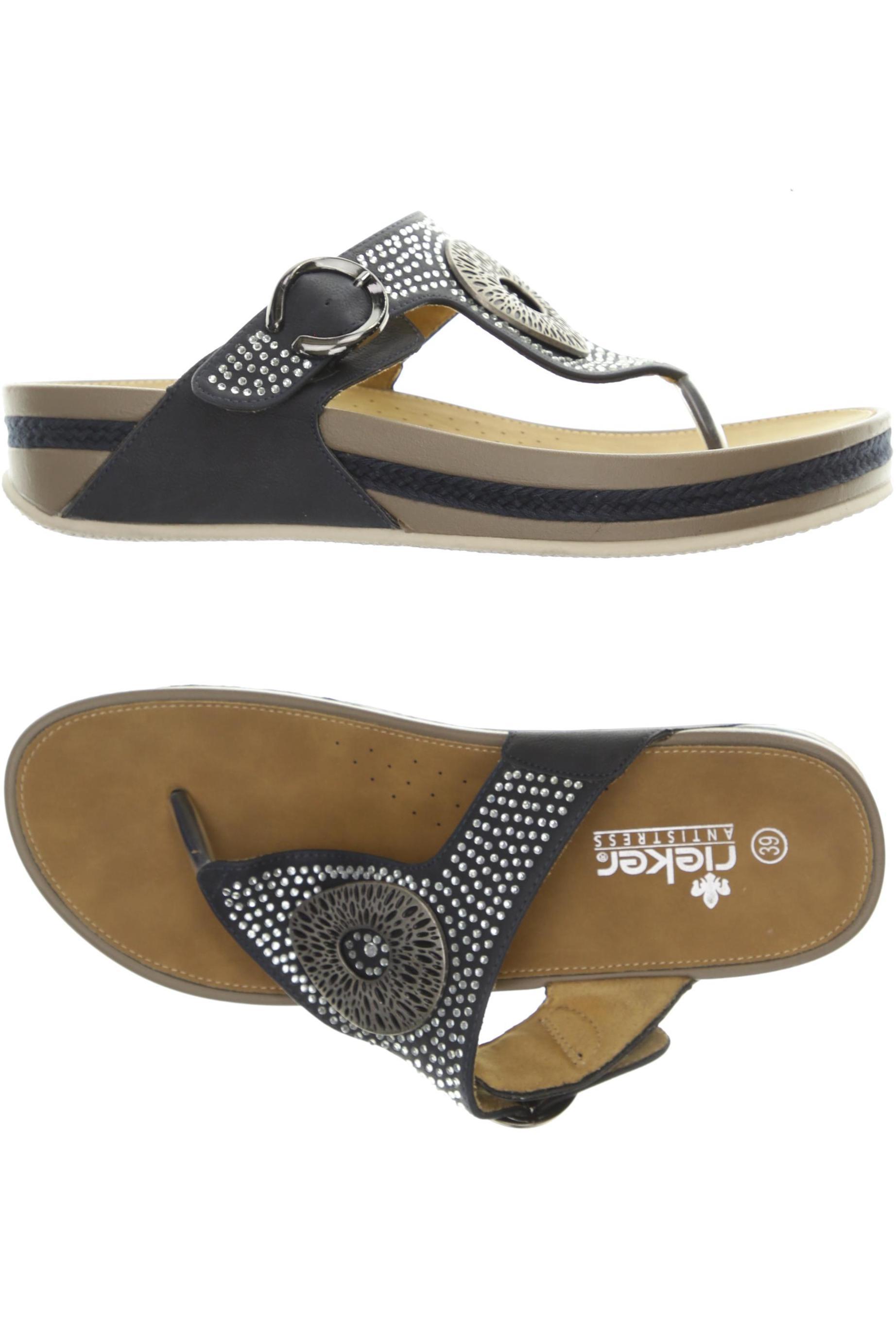 

Rieker Damen Sandale, blau, Gr. 39