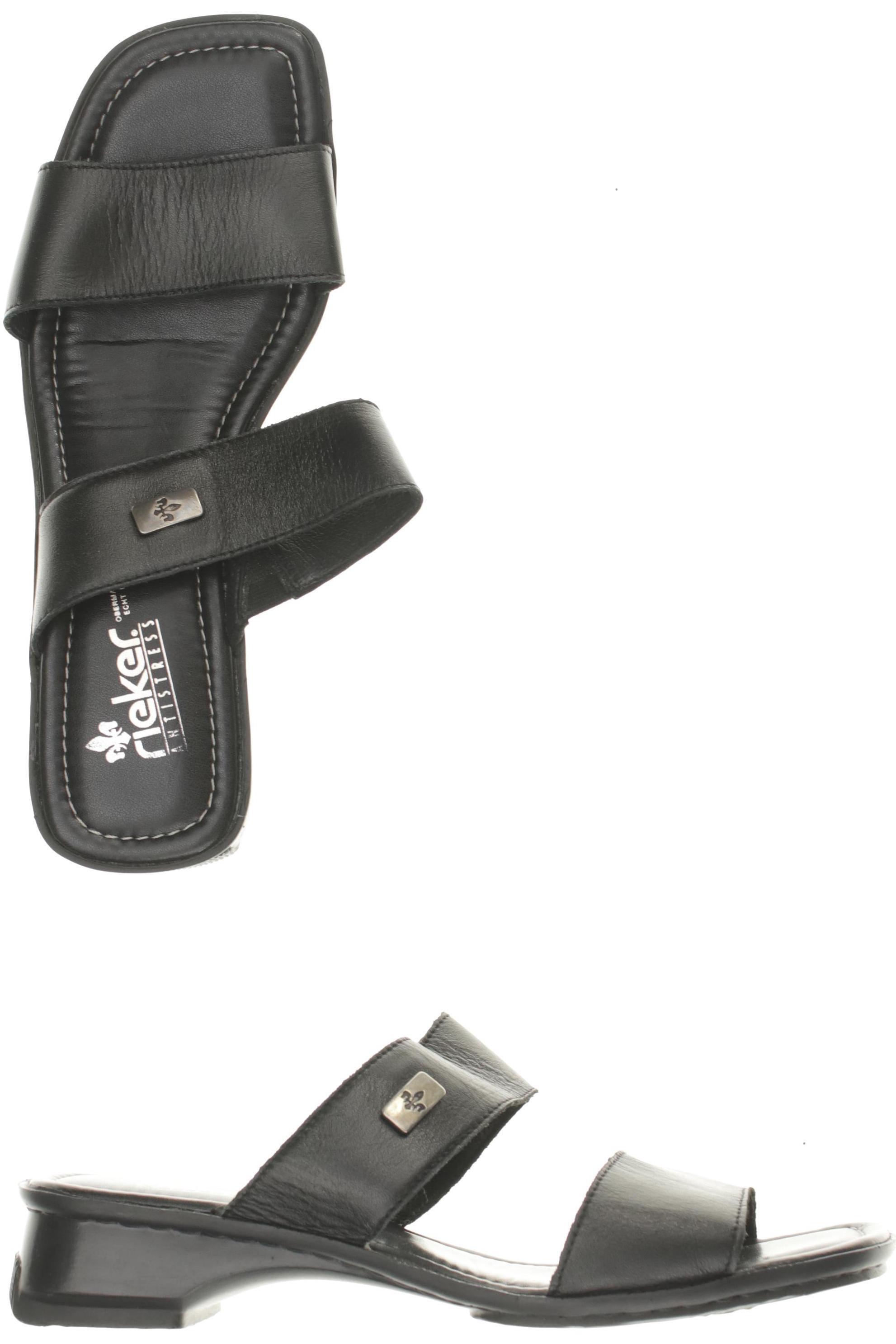 

Rieker Damen Sandale, schwarz, Gr. 40