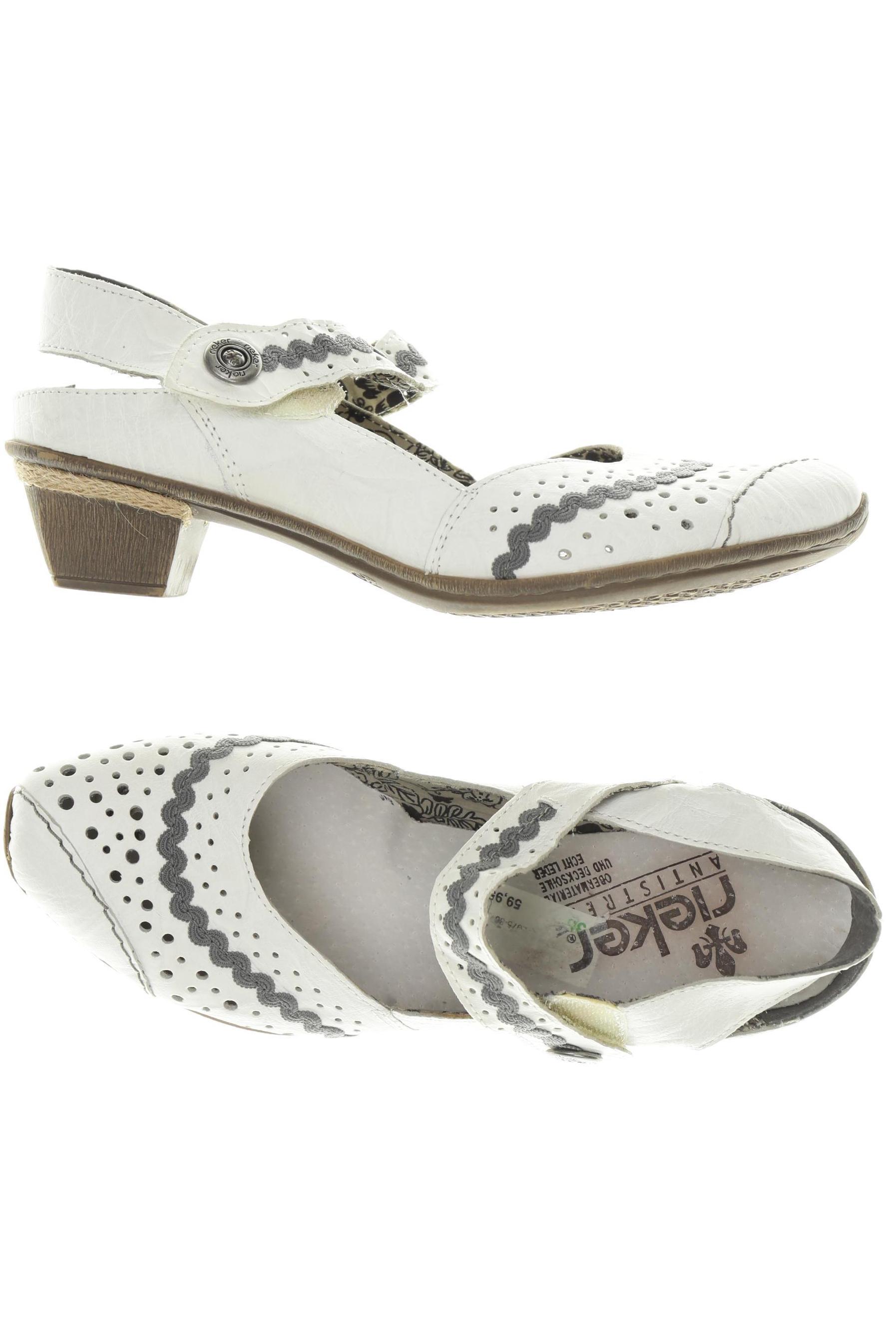 

Rieker Damen Sandale, weiß, Gr. 38