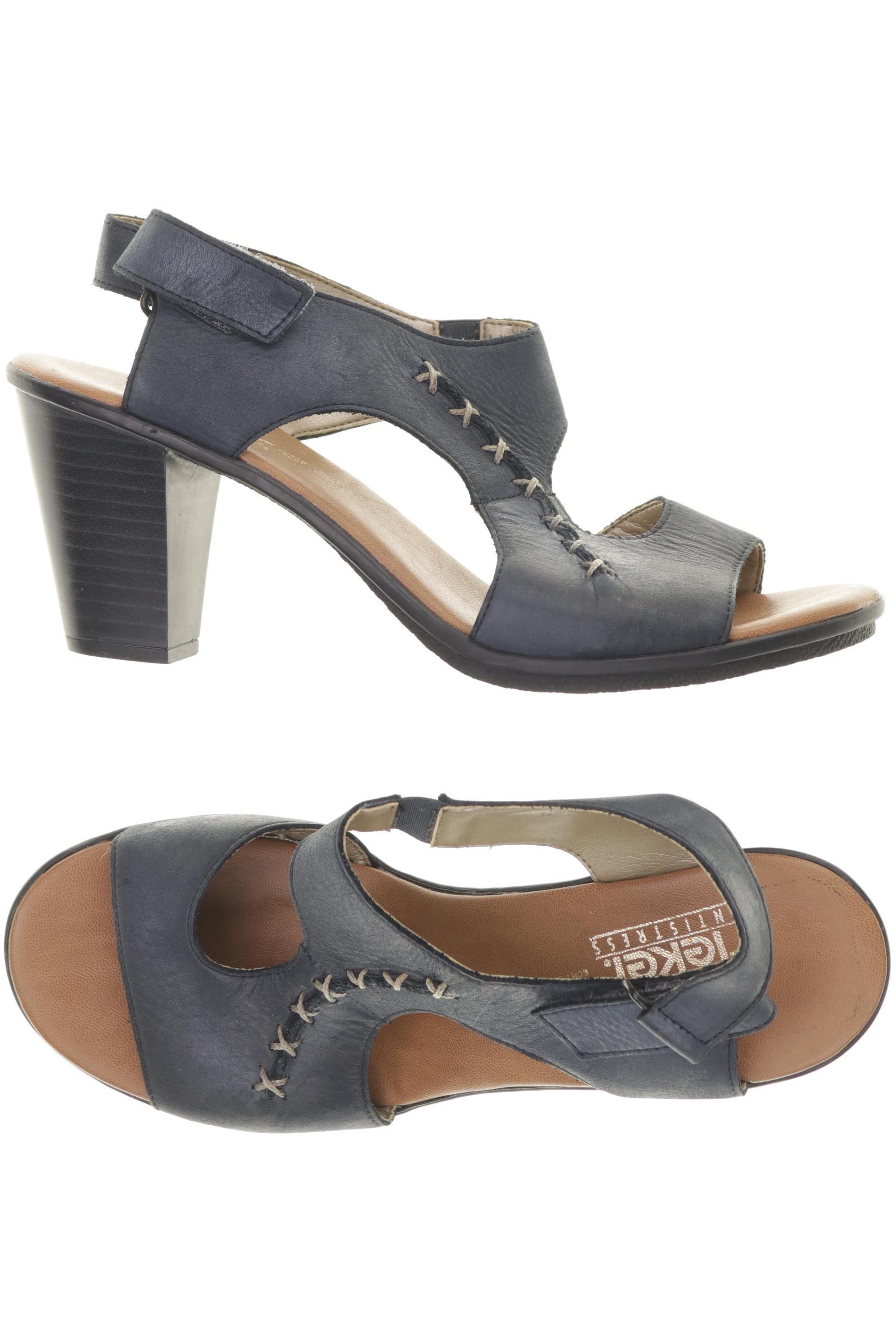 

Rieker Damen Sandale, blau, Gr. 37